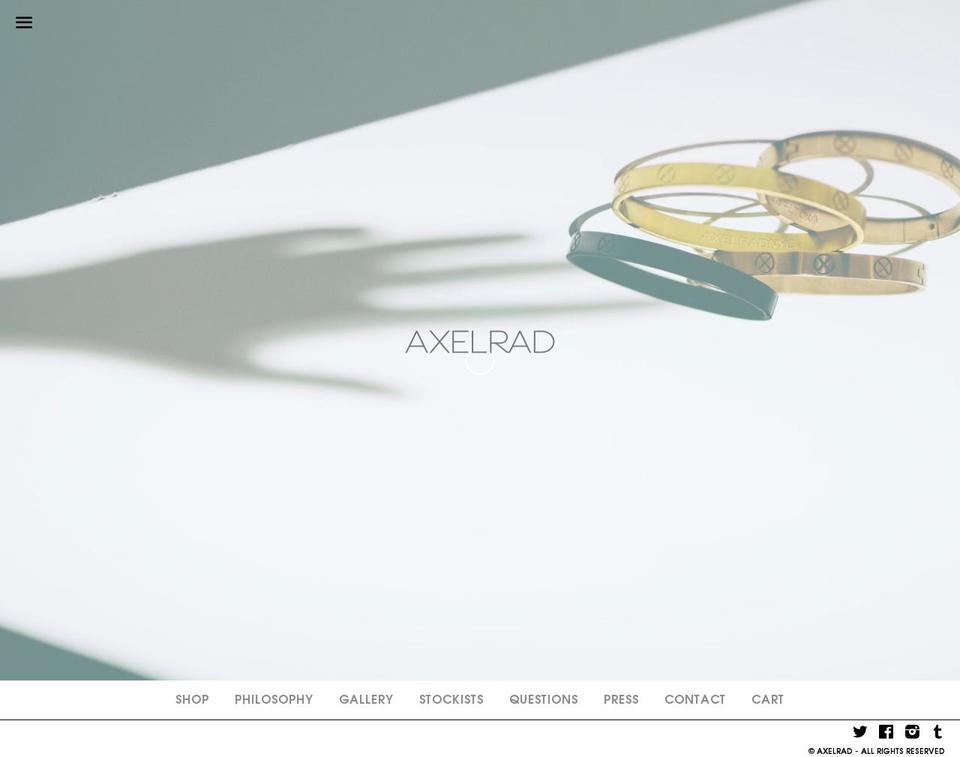 xouthate.com — Shopify storefront screenshot