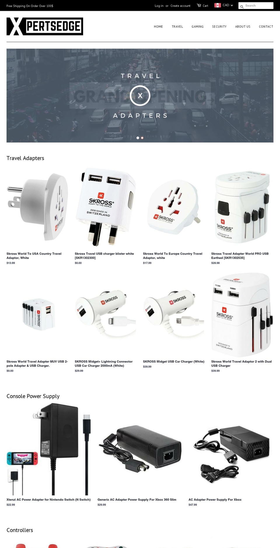 xpertsedge.com shopify website screenshot