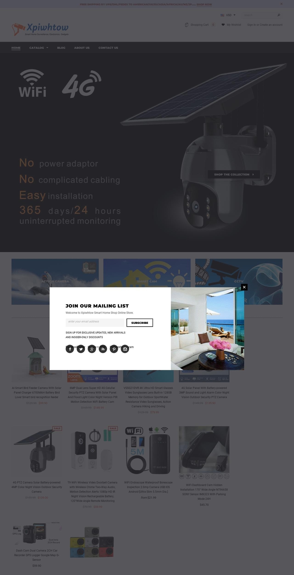 xpiwhtow.com — Shopify storefront screenshot