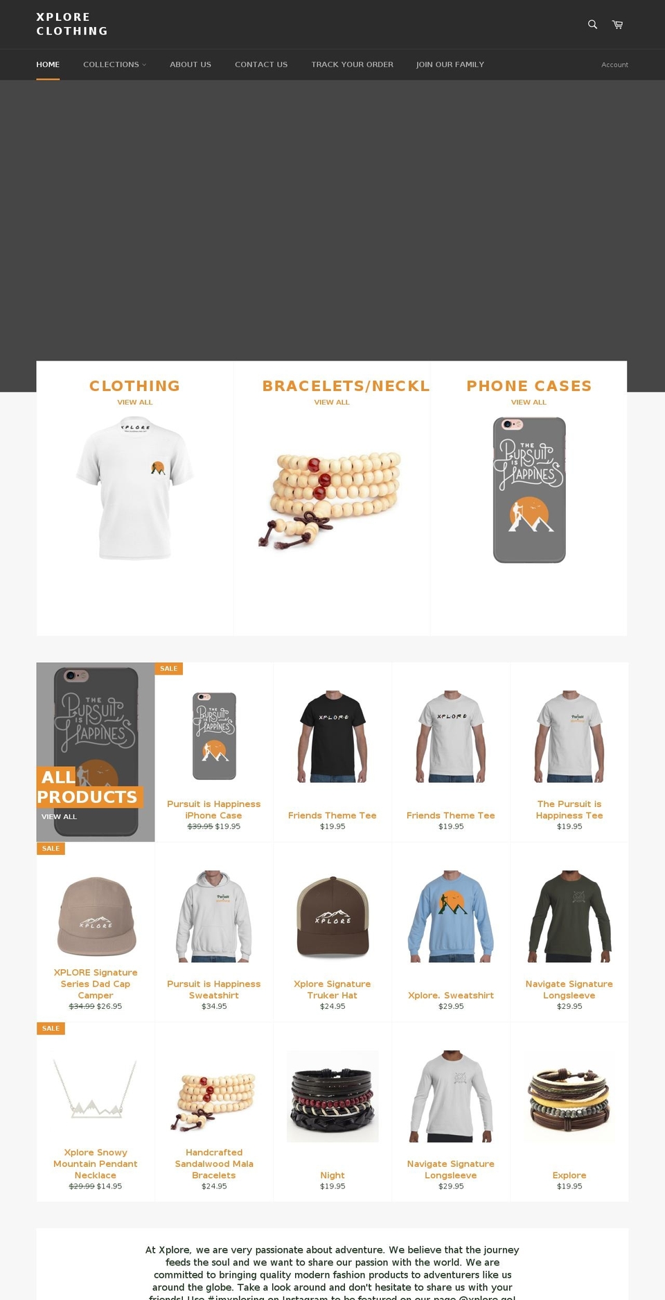 xplorecorp.com — Shopify storefront screenshot