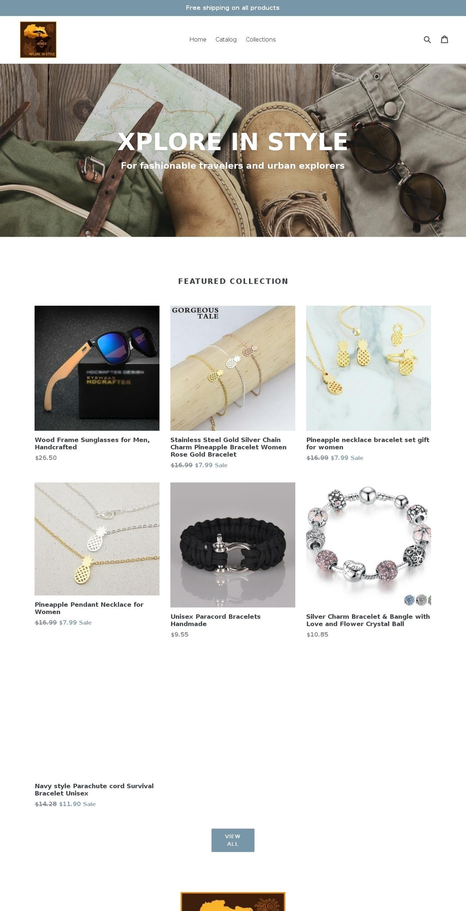 xploreinstyle.com — Shopify storefront screenshot