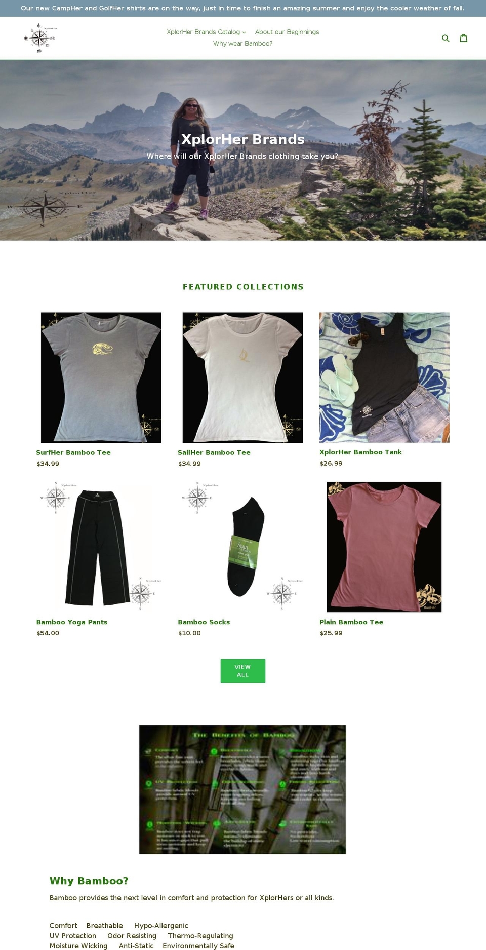 xplorherbrands.com — Shopify storefront screenshot