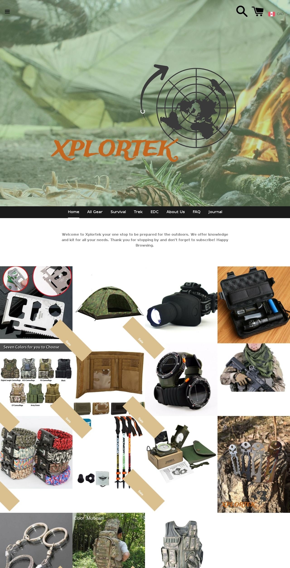 xplortek.com — Shopify storefront screenshot