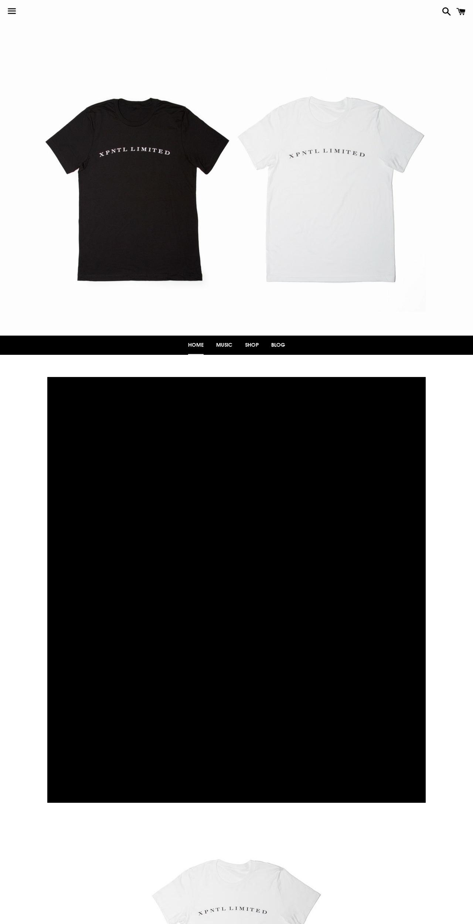 xpntllimited.com — Shopify storefront screenshot