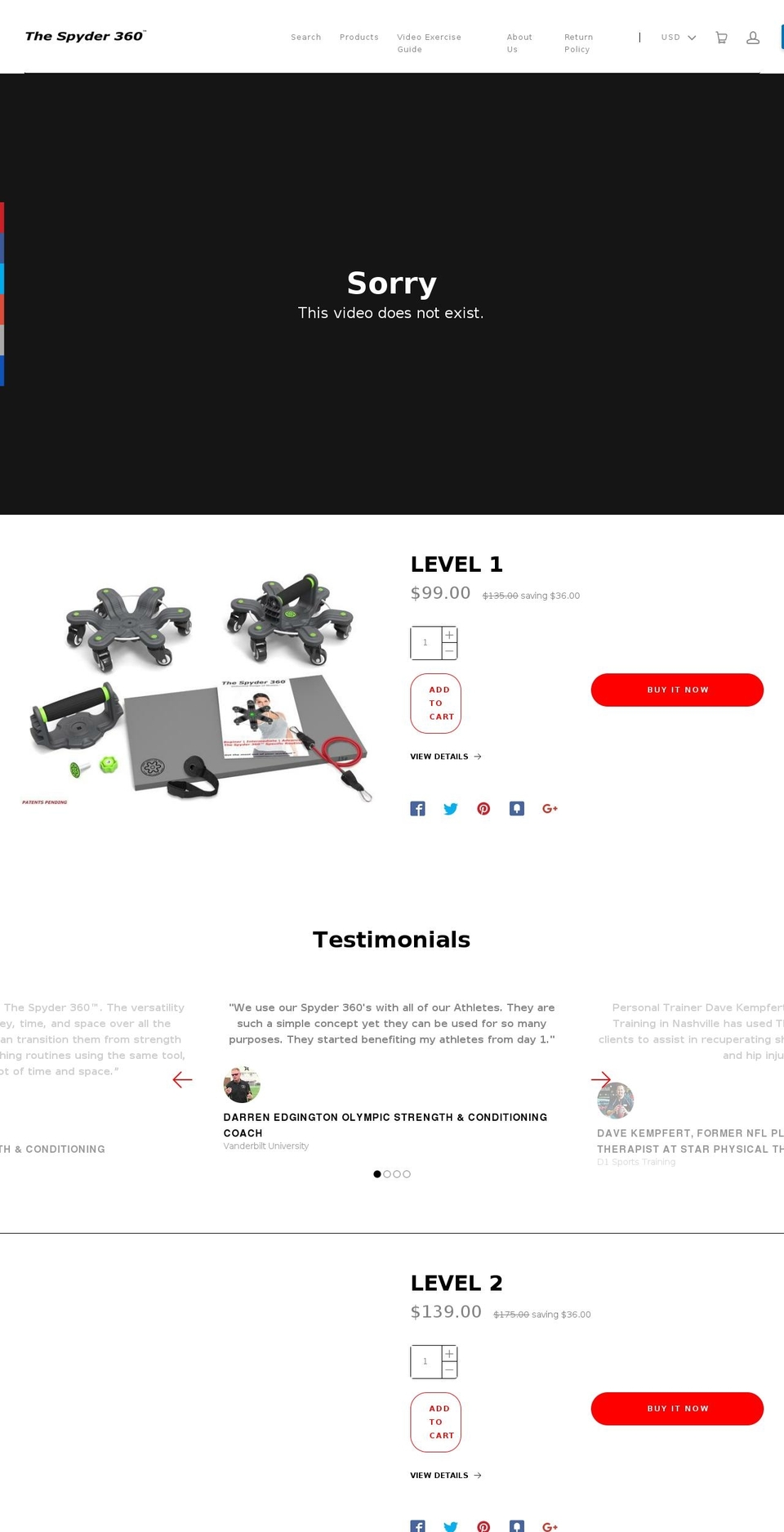 xponentfitnes.com — Shopify storefront screenshot