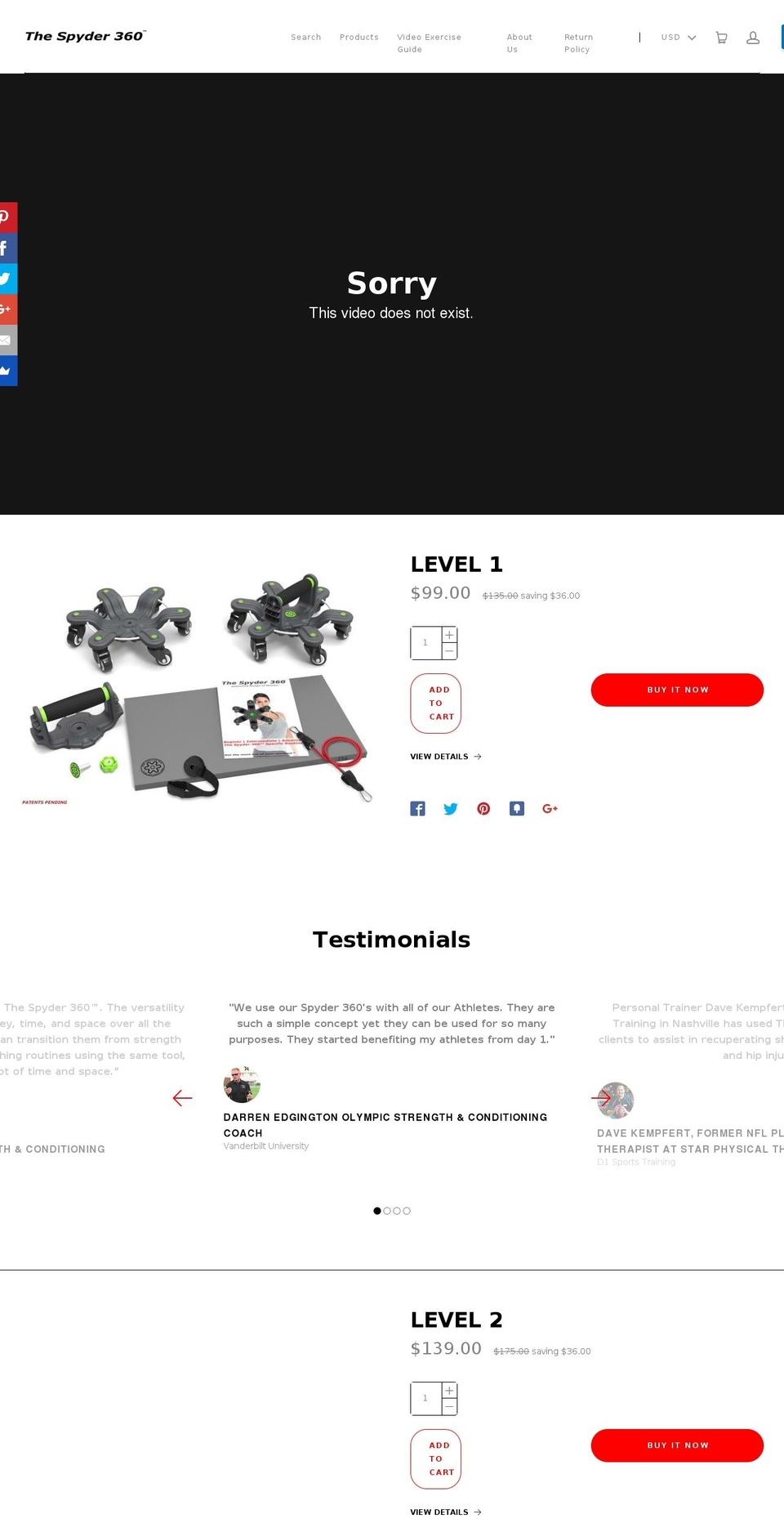 xponentfitness.com — Shopify storefront screenshot