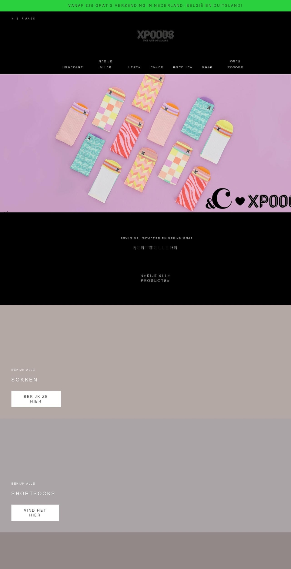 xpooos.com shopify website screenshot