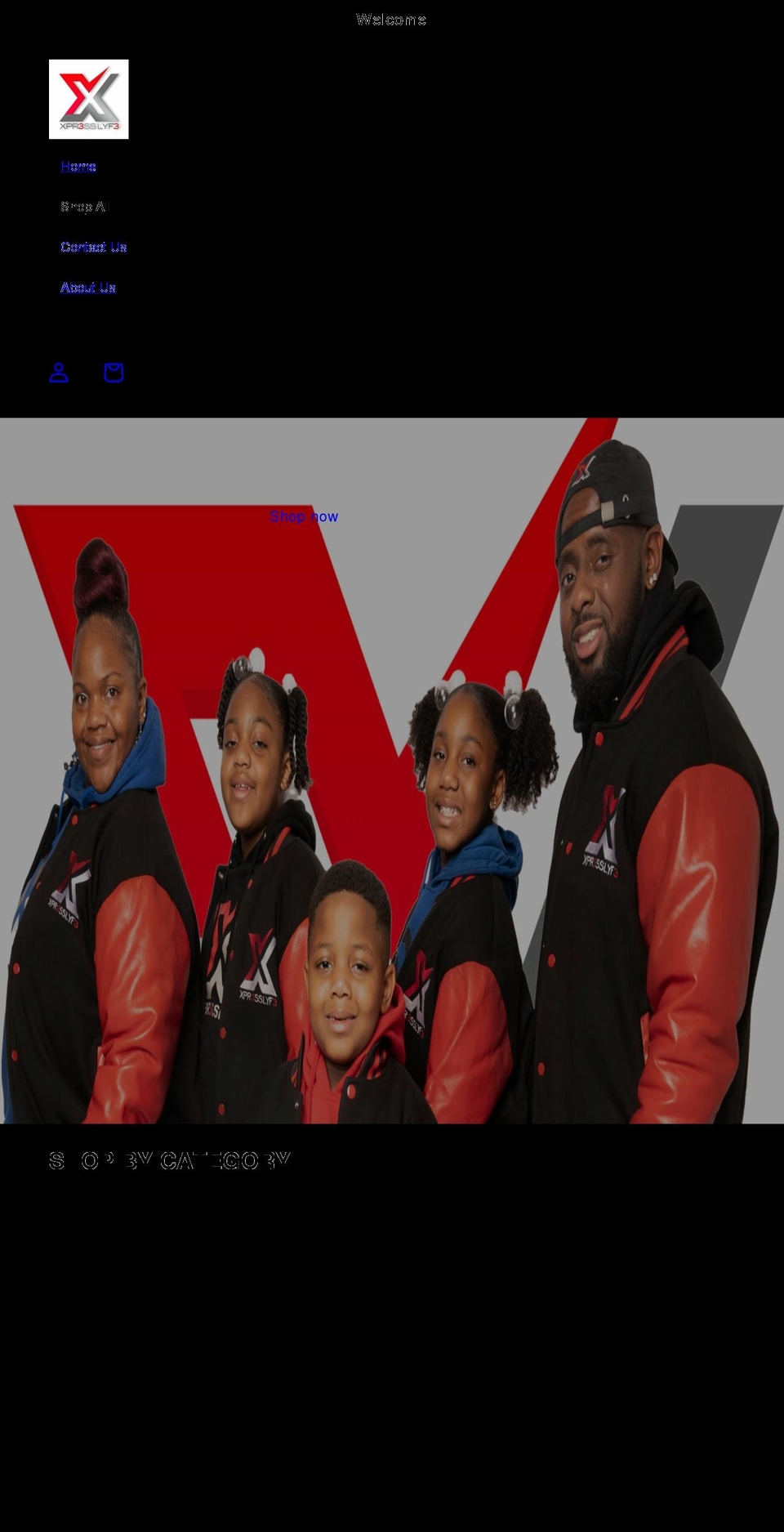 xpr3sslyf3.com shopify website screenshot