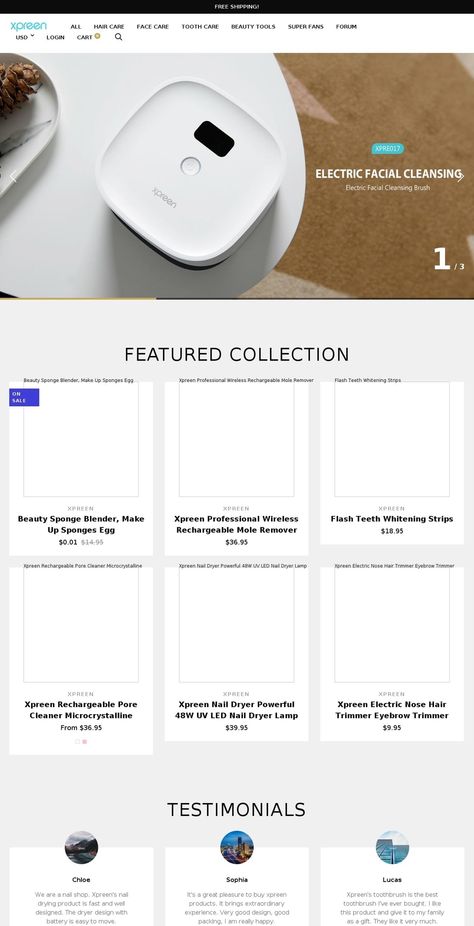 xpreen.com — Shopify storefront screenshot