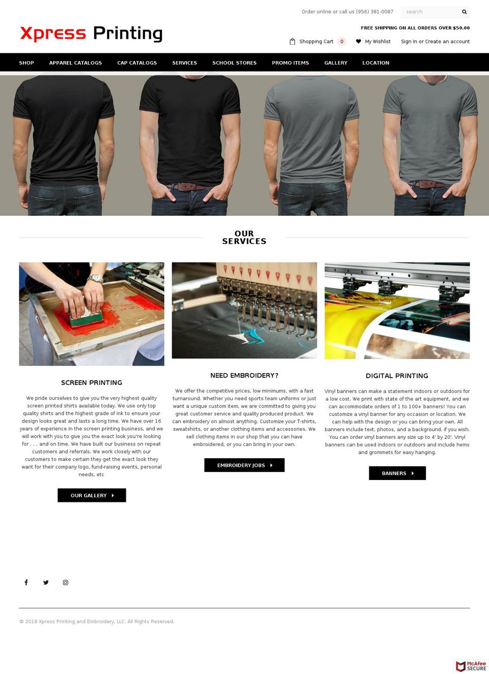 xpress3.com — Shopify storefront screenshot
