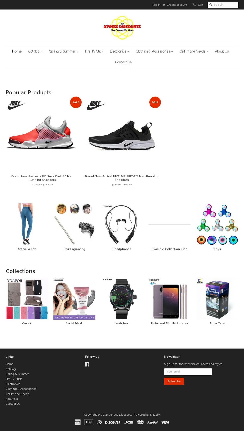 xpressdiscounts.com — Shopify storefront screenshot
