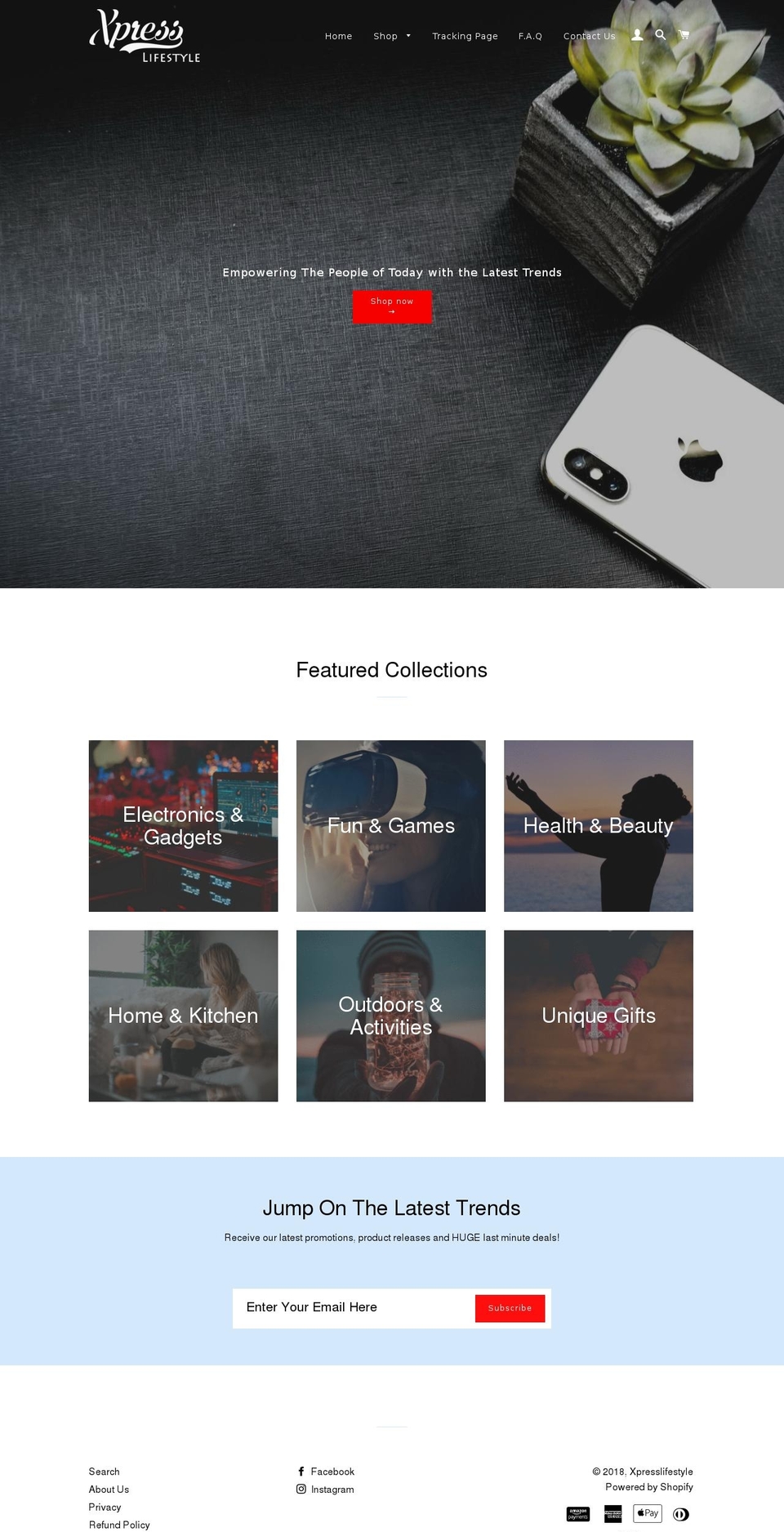 xpresslifestyle.com — Shopify storefront screenshot