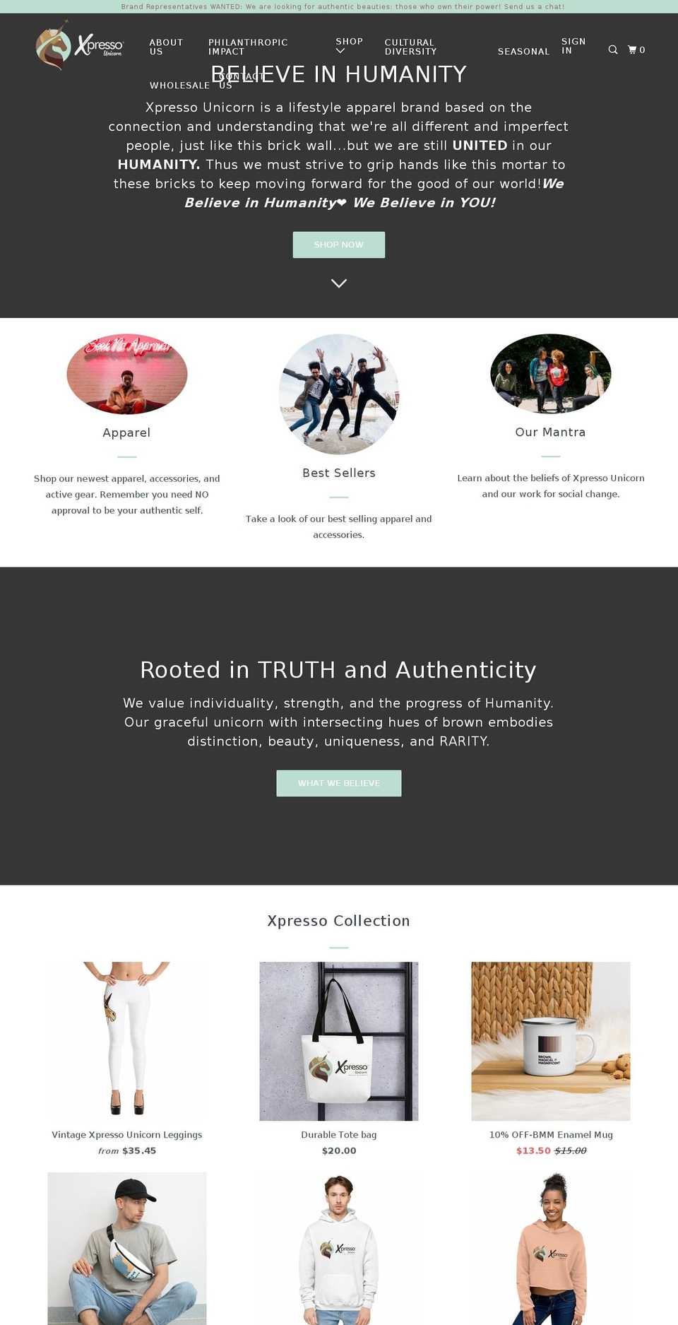xpressounicorn.com — Shopify storefront screenshot