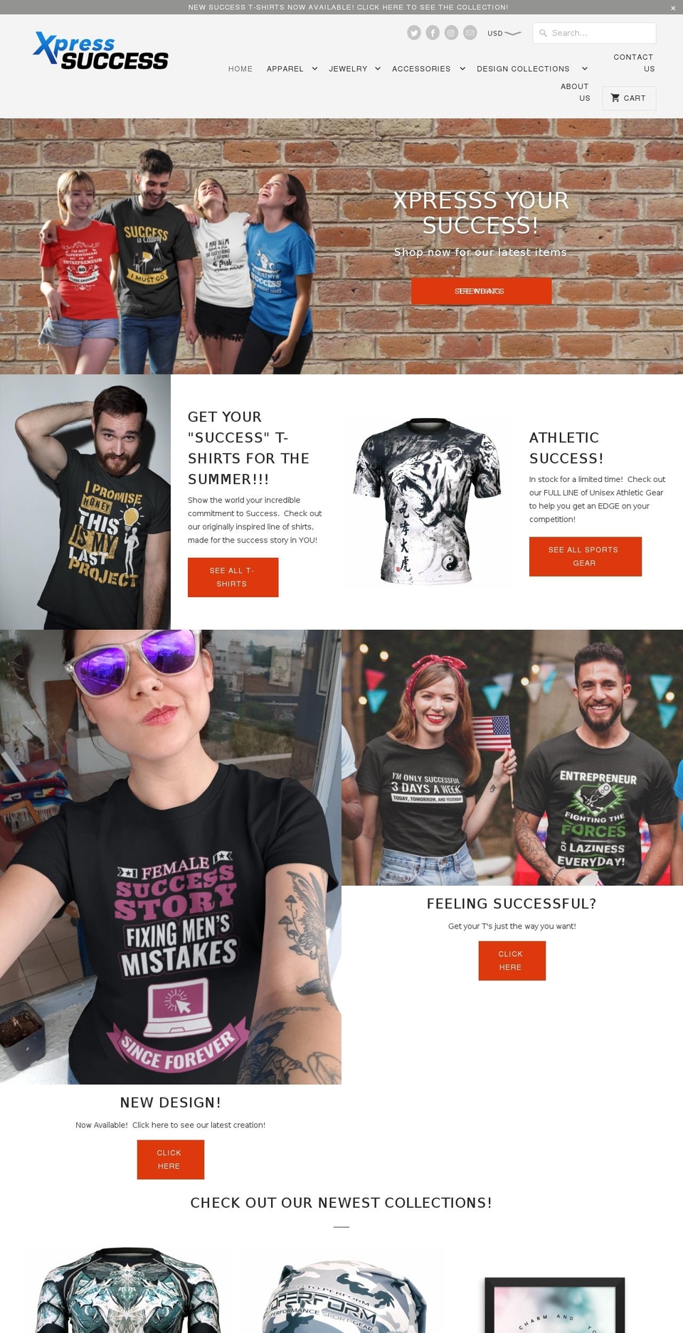 xpresssuccess.com — Shopify storefront screenshot