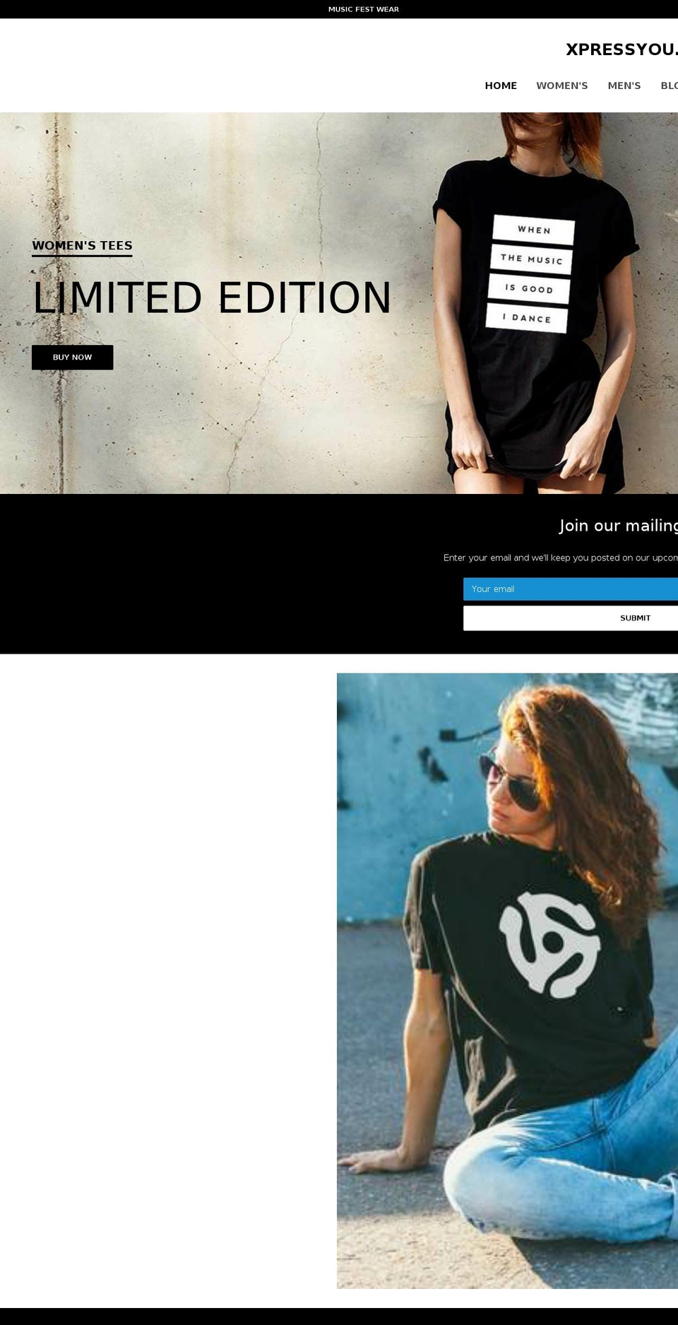 xpressyourself.co shopify website screenshot