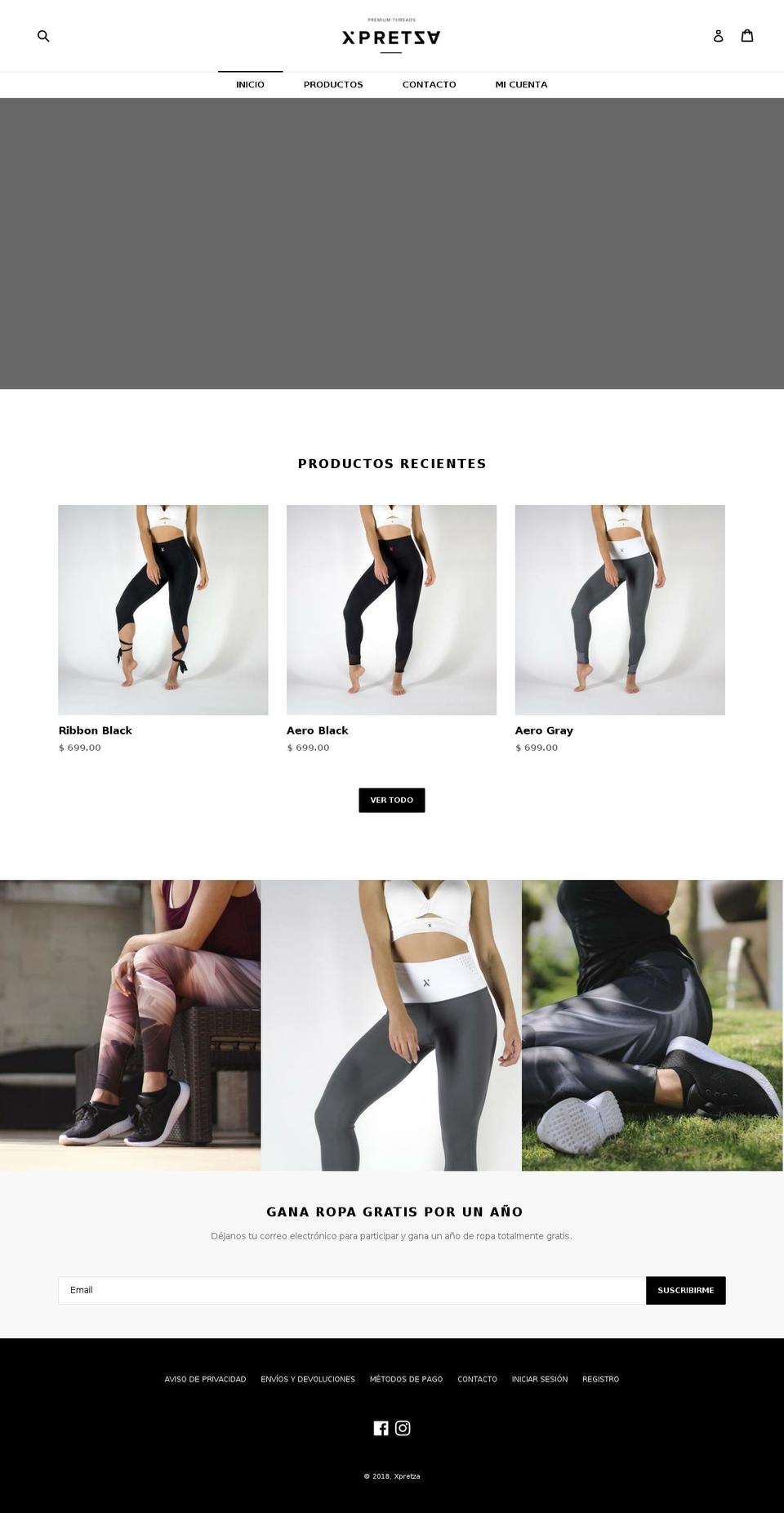 xpretza.com — Shopify storefront screenshot