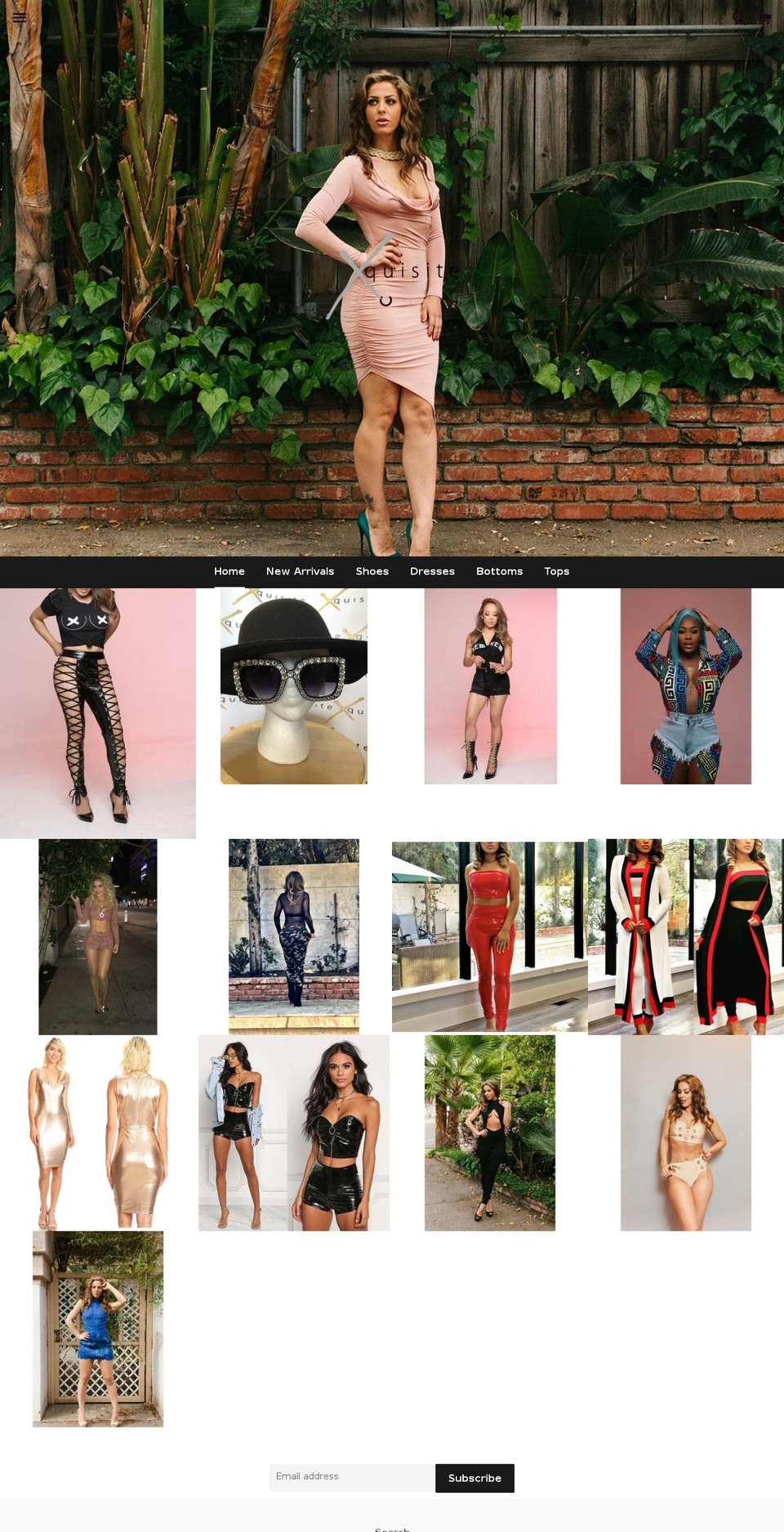 xquisiteboutique.com shopify website screenshot