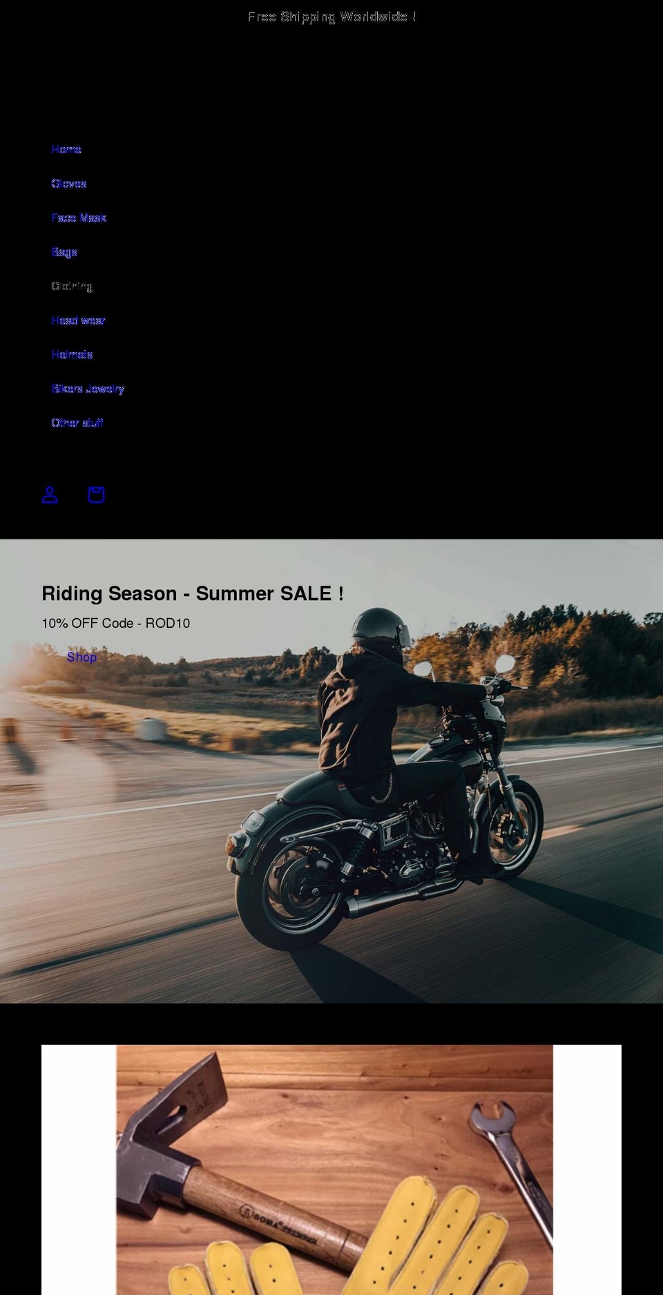xroder.com shopify website screenshot
