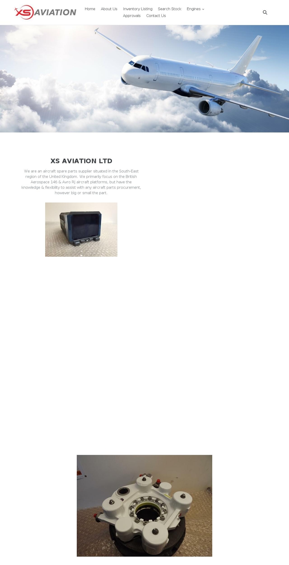 xsaviation.com — Shopify storefront screenshot