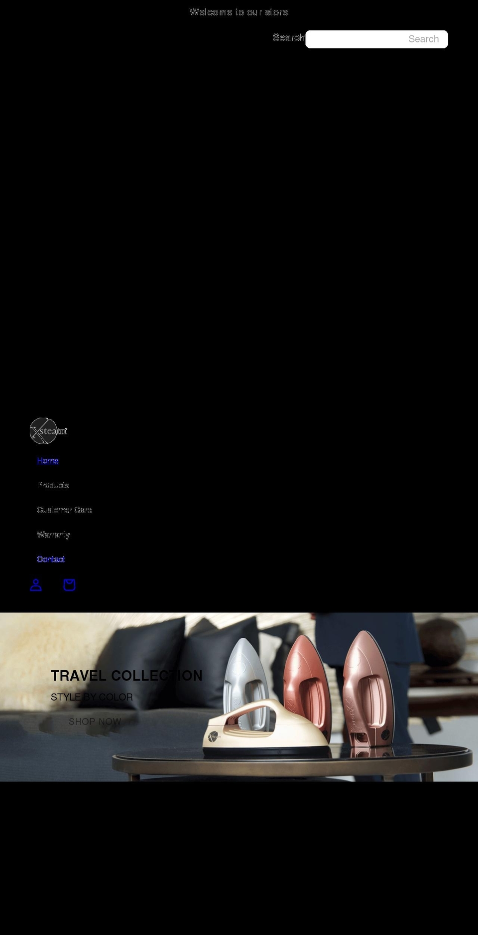 xsteamusa.com shopify website screenshot