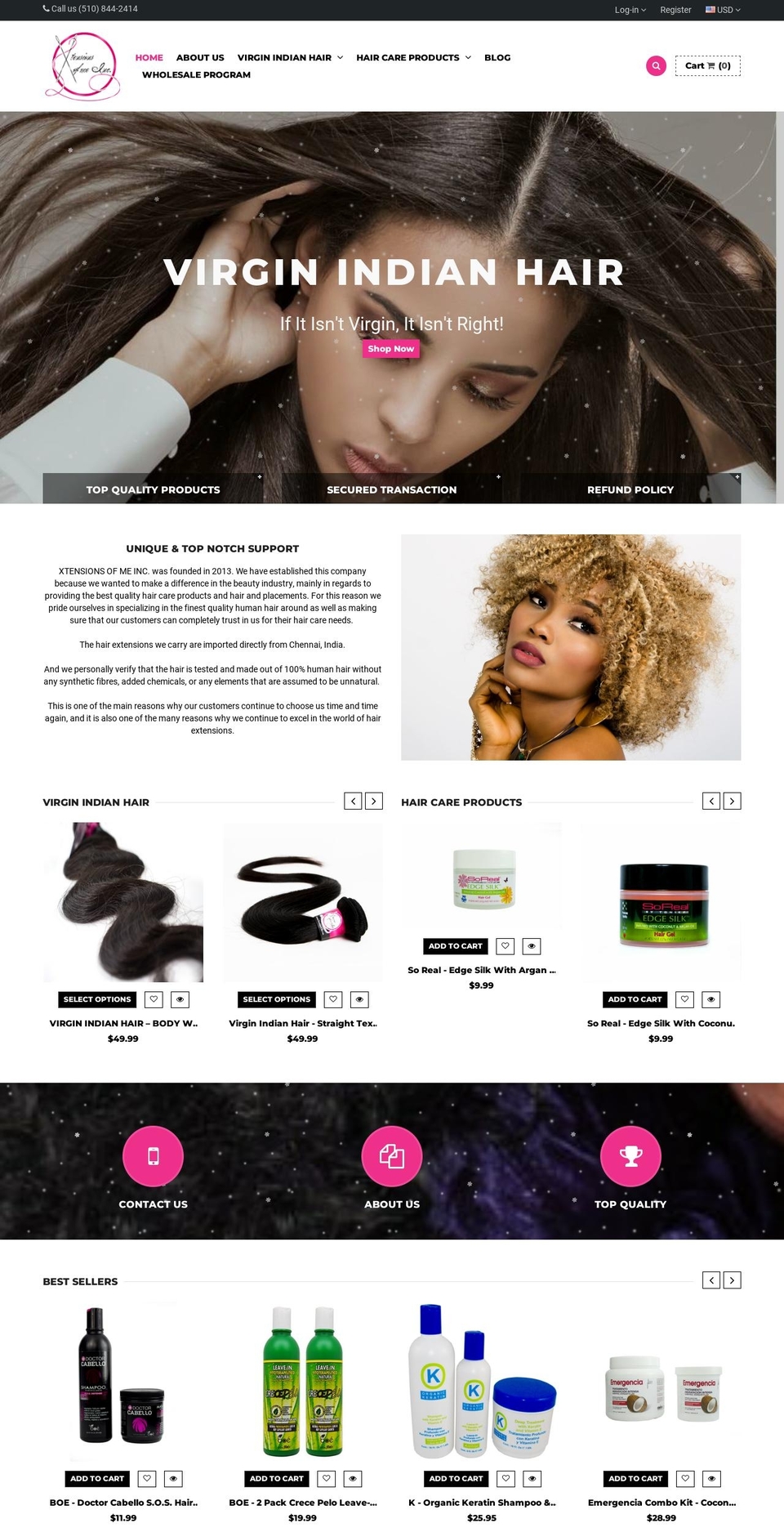 QUEEN Shopify theme site example xtensionsofme.store