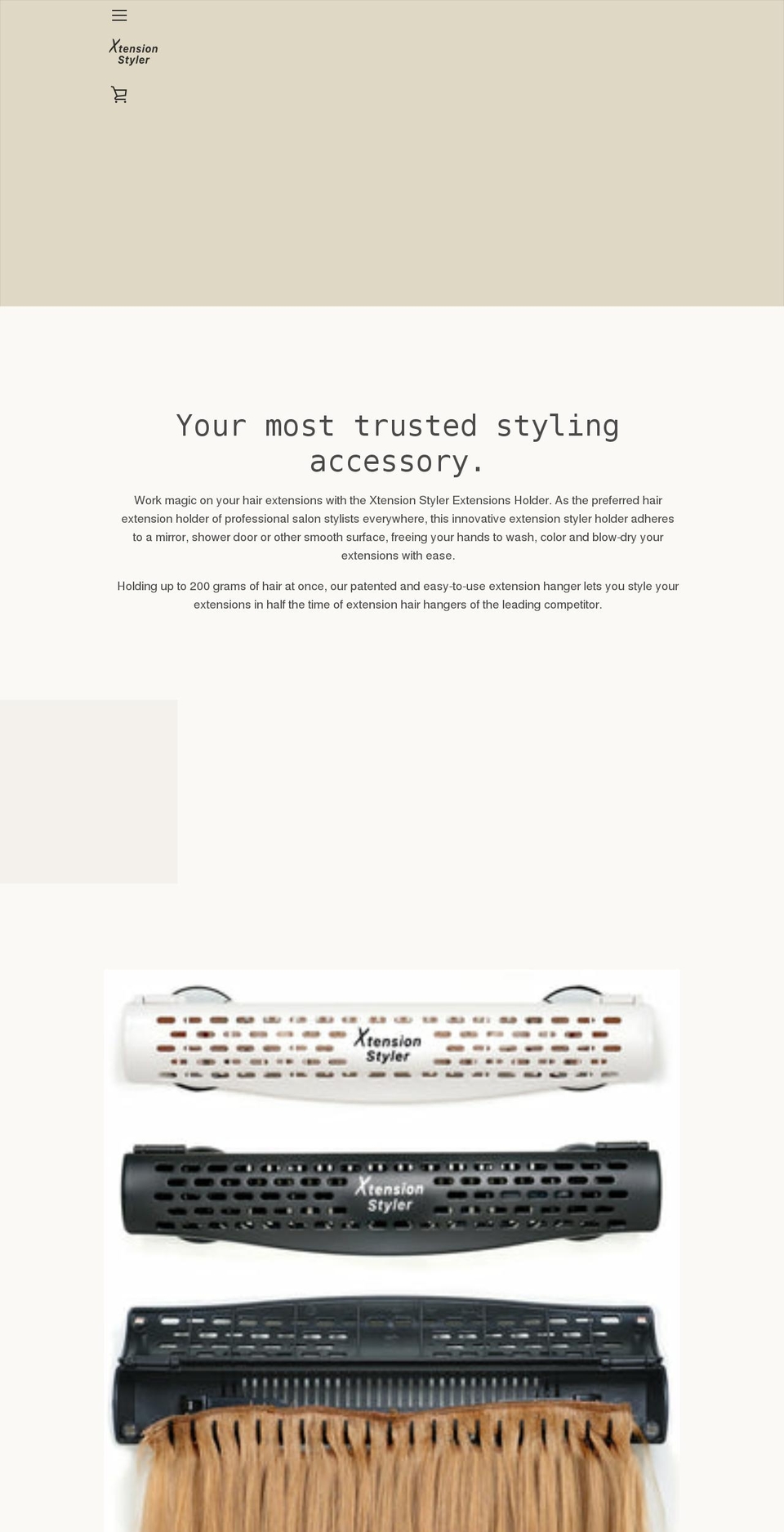 xtensionstyler.com shopify website screenshot