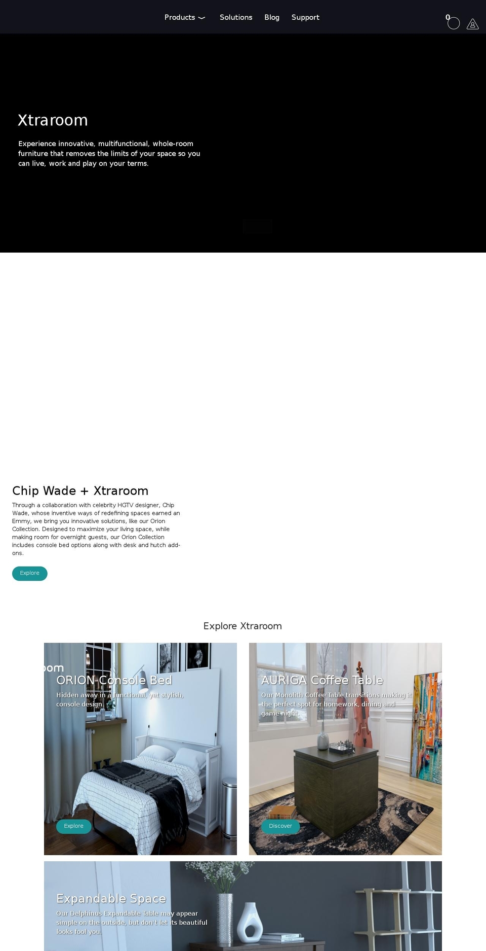 xtraroom.com — Shopify storefront screenshot