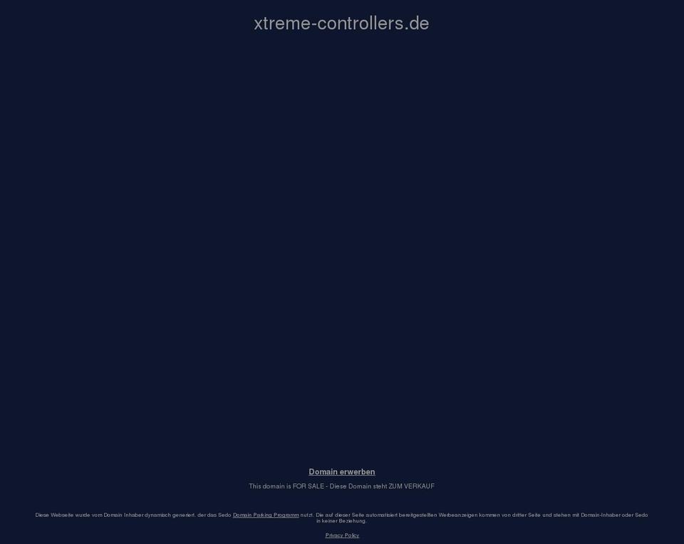 xtreme-controllers.de shopify website screenshot