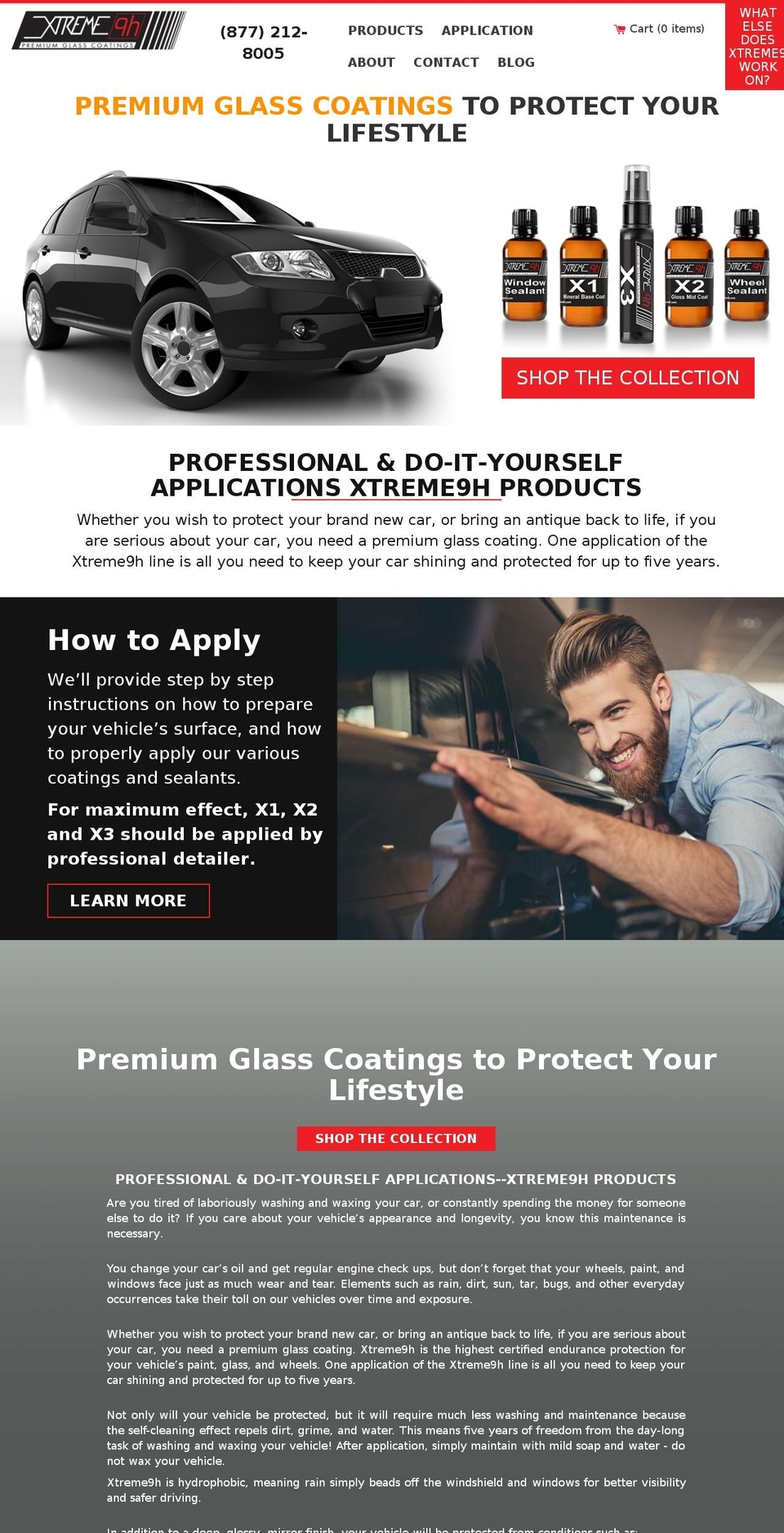 xtreme9h.com — Shopify storefront screenshot