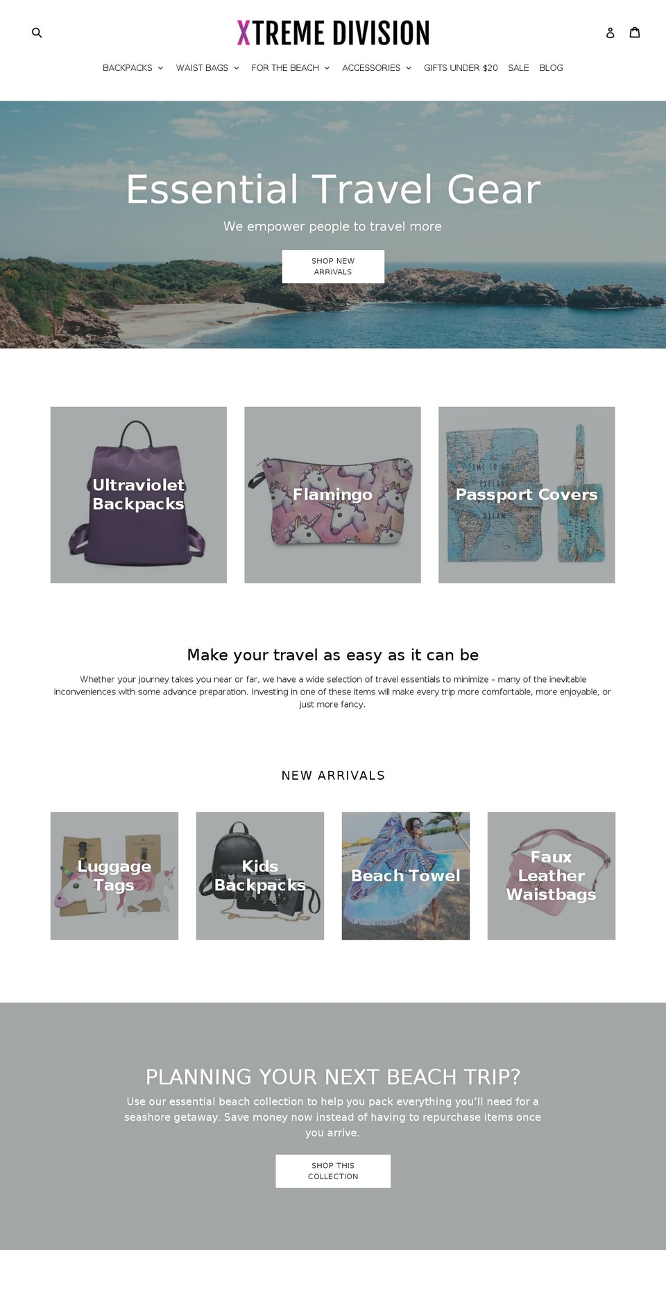 xtremedivision.com — Shopify storefront screenshot