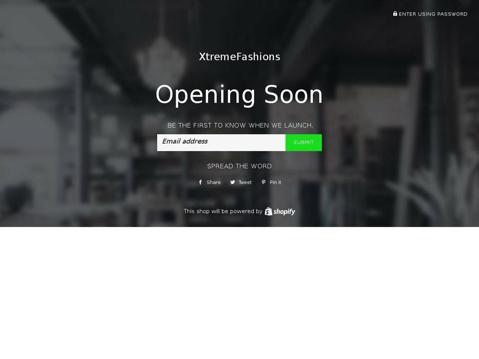 xtremefashions.com — Shopify storefront screenshot