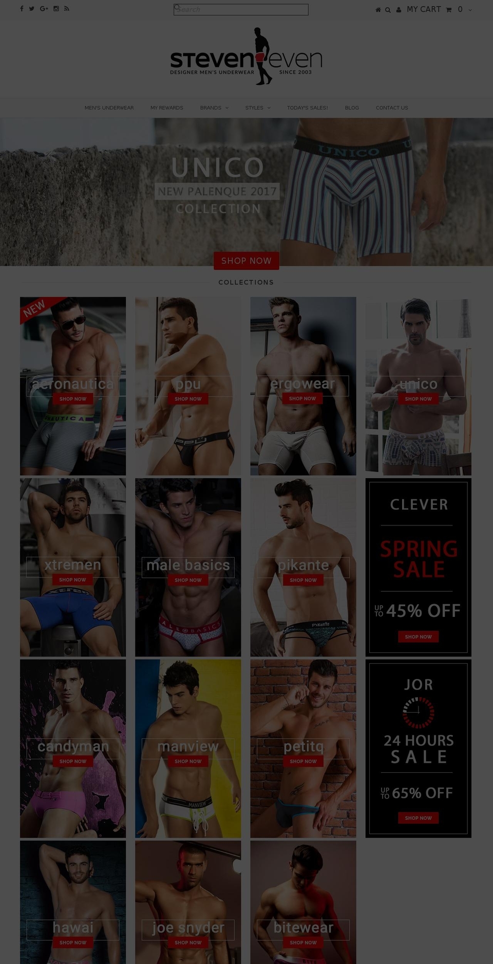 xtremenunderwear.com shopify website screenshot