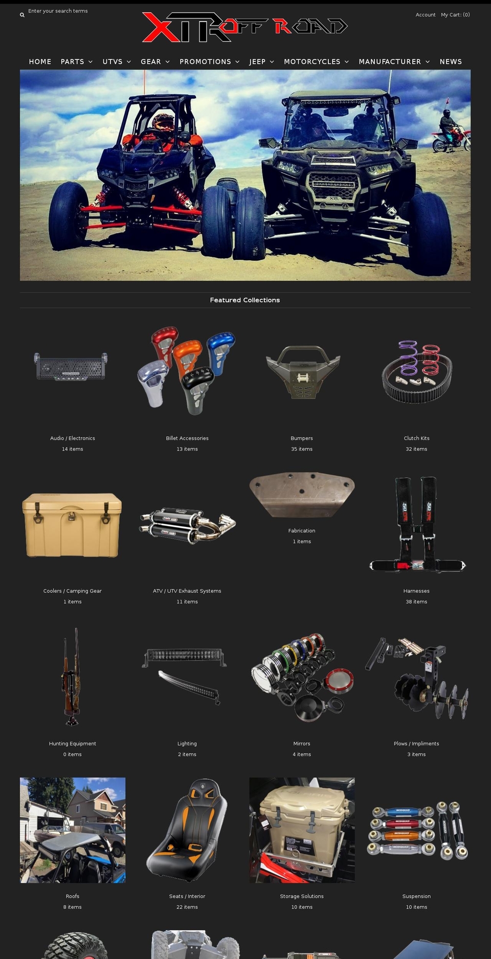 xtroffroad.net shopify website screenshot