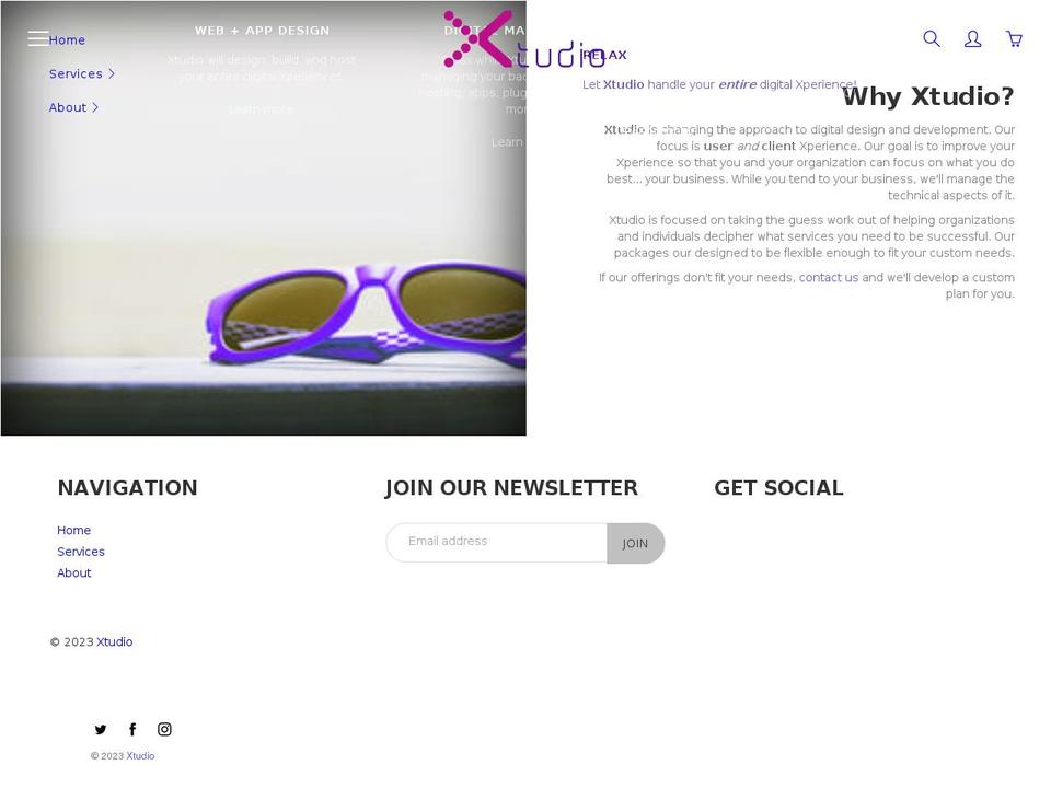 xtud.io shopify website screenshot