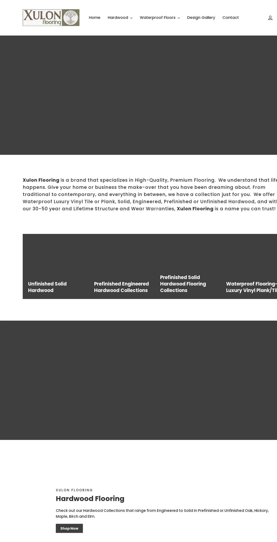 xulonflooring.com shopify website screenshot