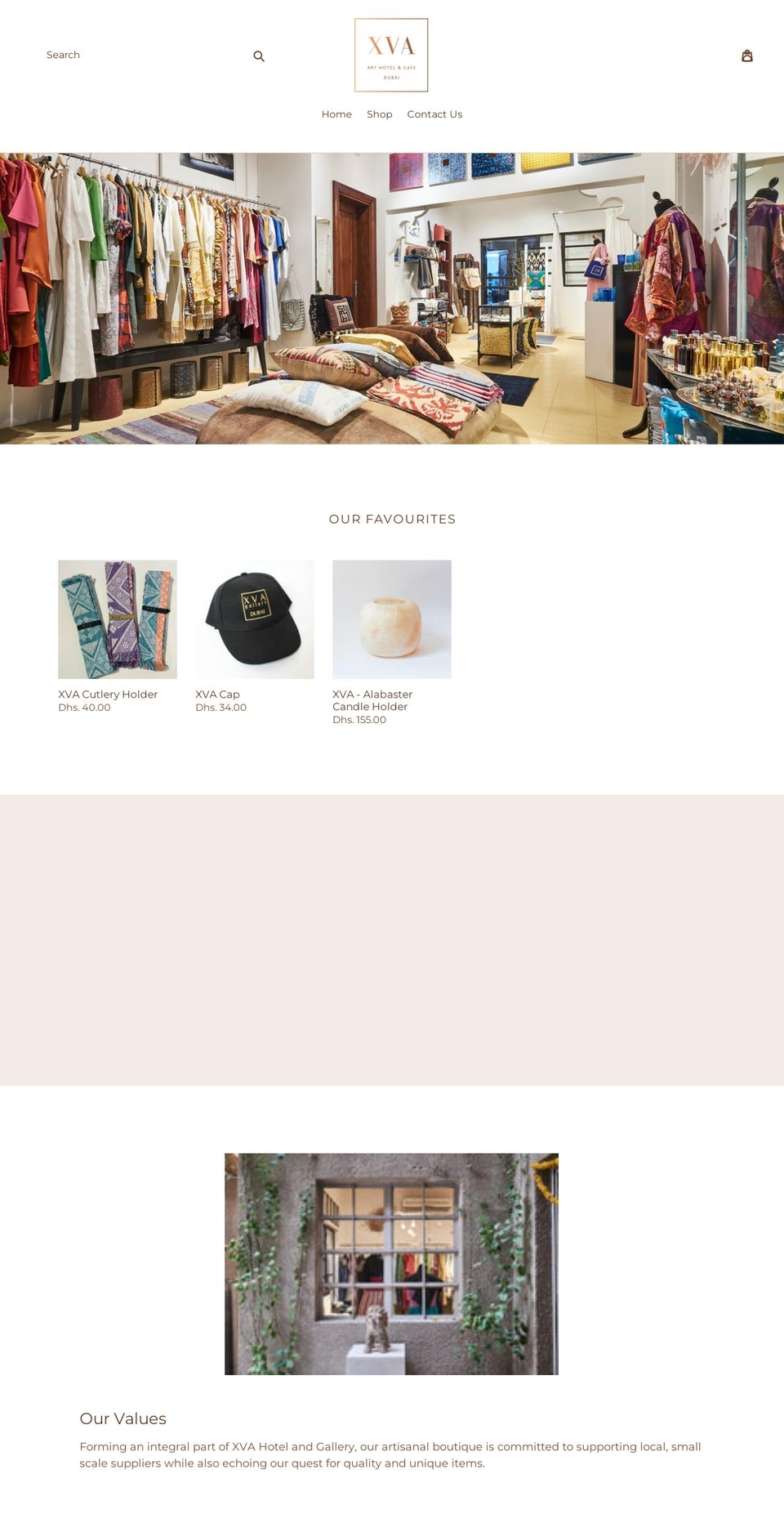 xvashop.com — Shopify storefront screenshot