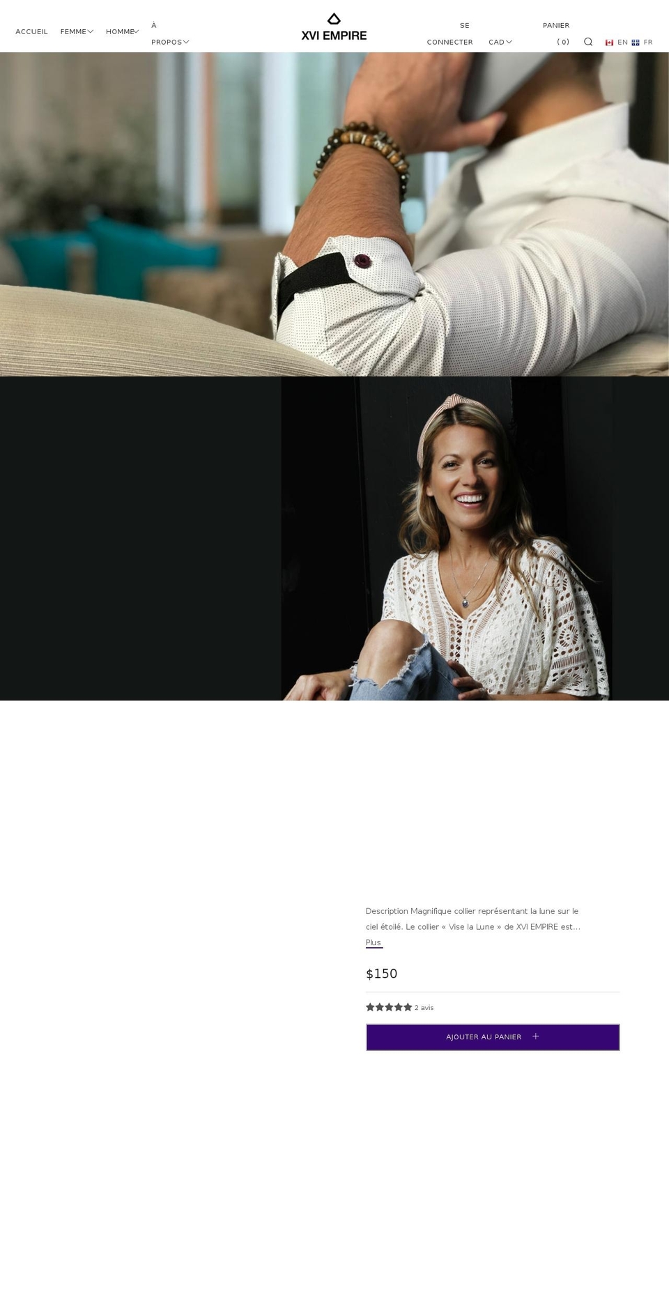 xviempire.com shopify website screenshot