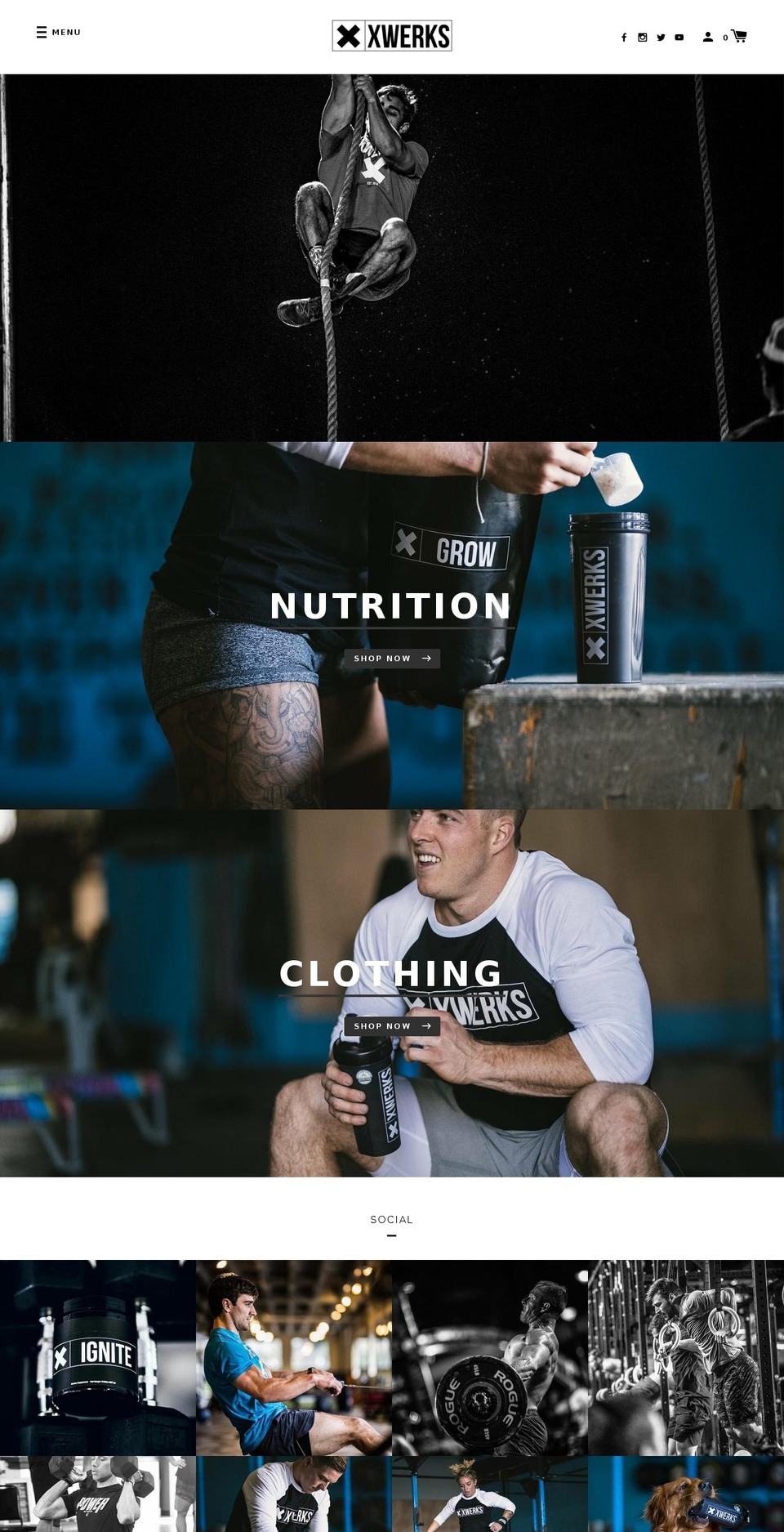 xwerks.com shopify website screenshot