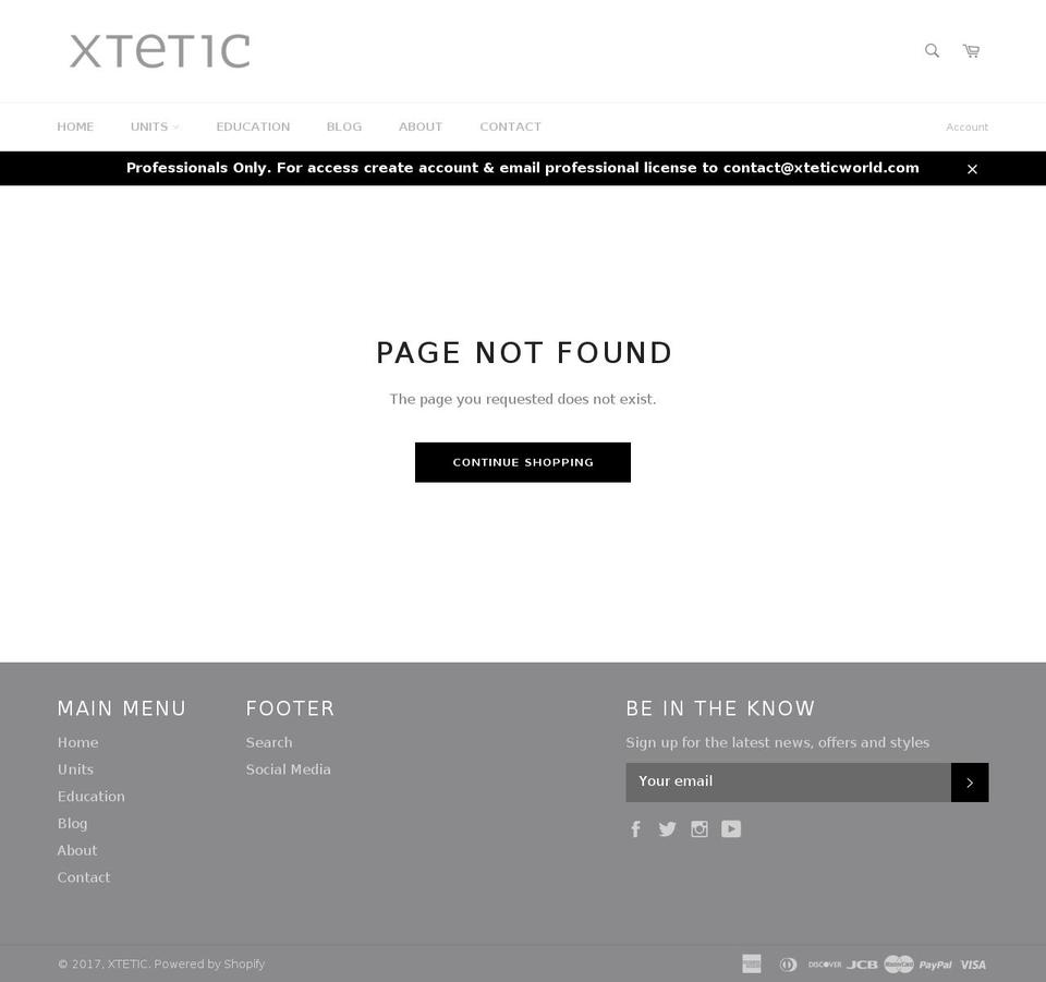 xwinstitute.com shopify website screenshot