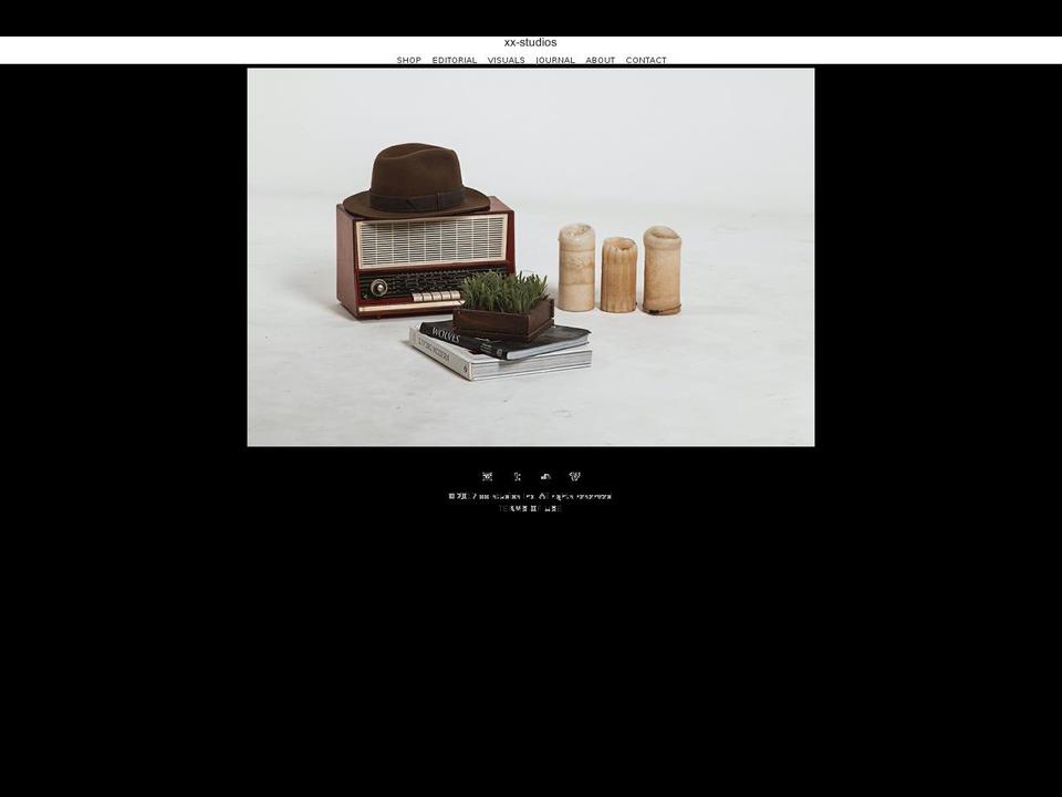 xx-studios.com shopify website screenshot