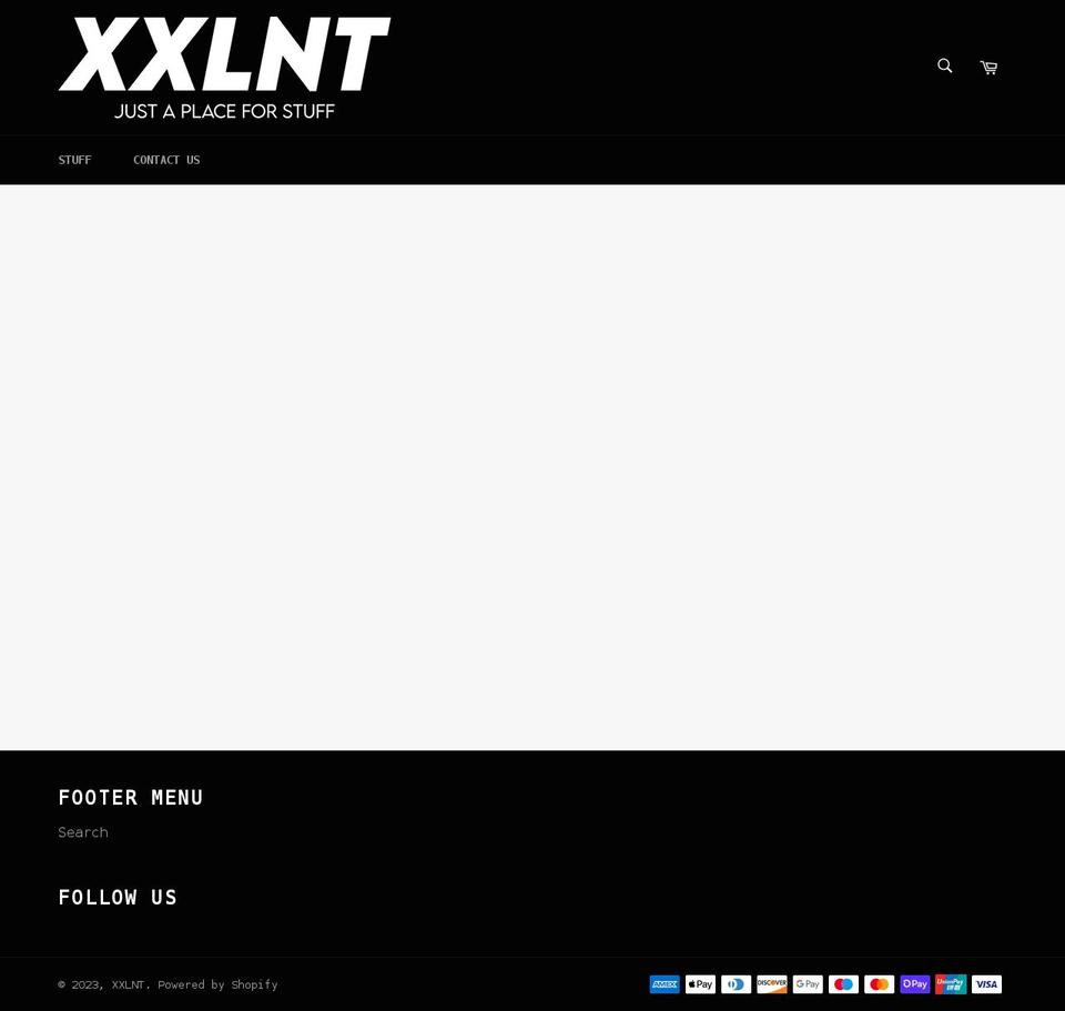 xxlnt.co.uk shopify website screenshot