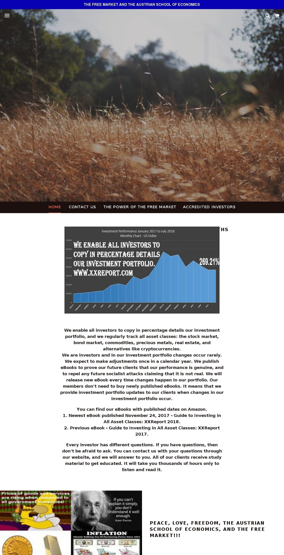 xxreport.com — Shopify storefront screenshot