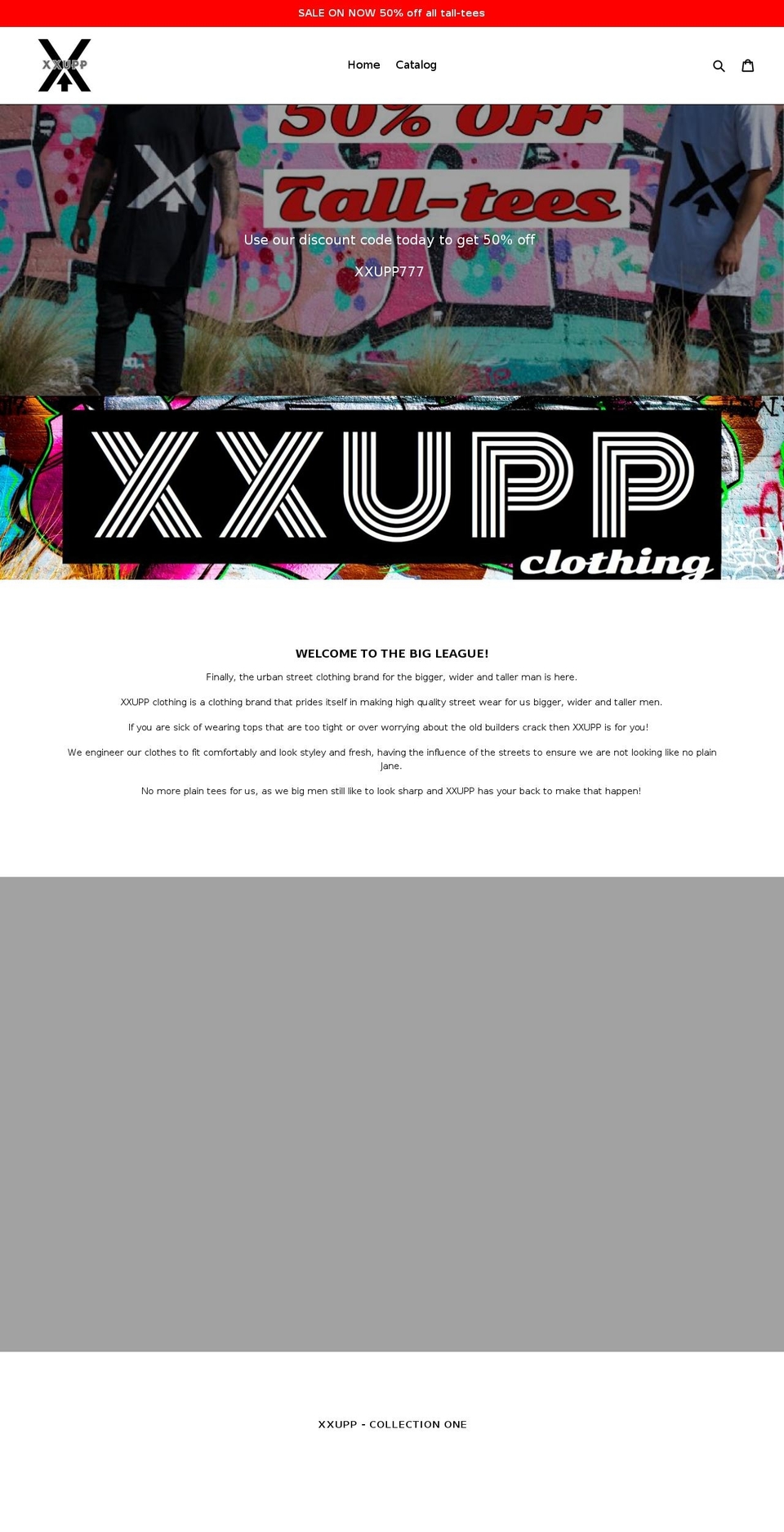 xxupp.com — Shopify storefront screenshot