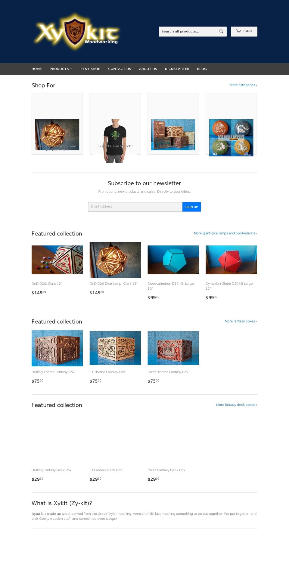 xykit.com shopify website screenshot