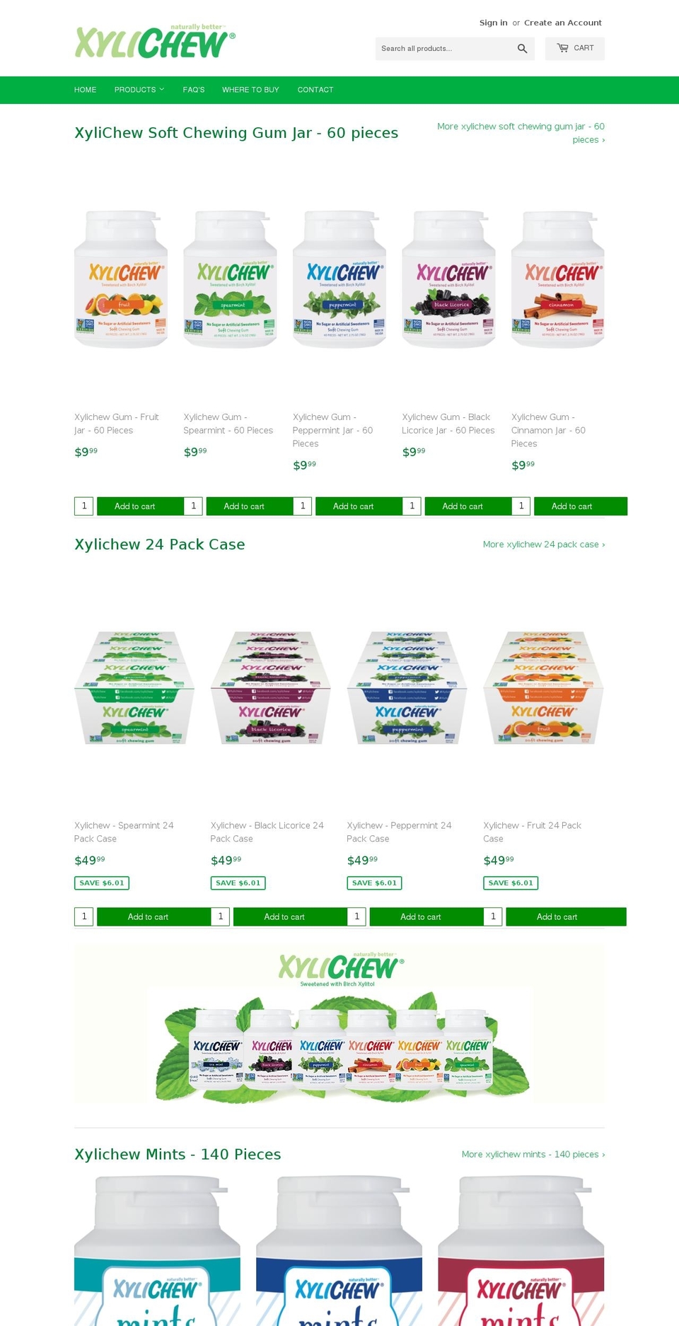 xylichew.co shopify website screenshot