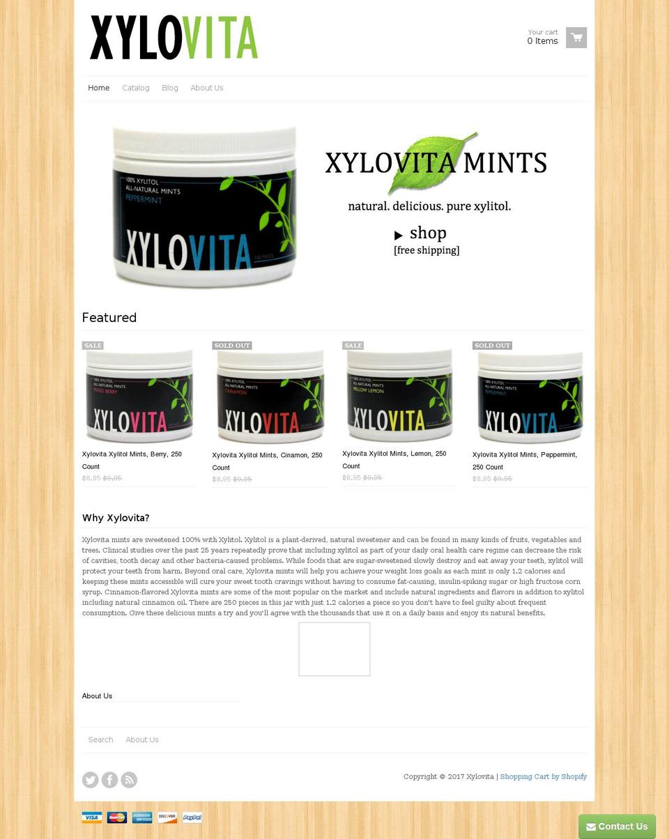 xylovita.com shopify website screenshot