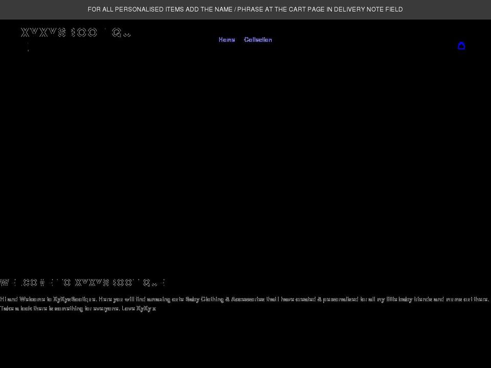 xyxysbootique.com shopify website screenshot