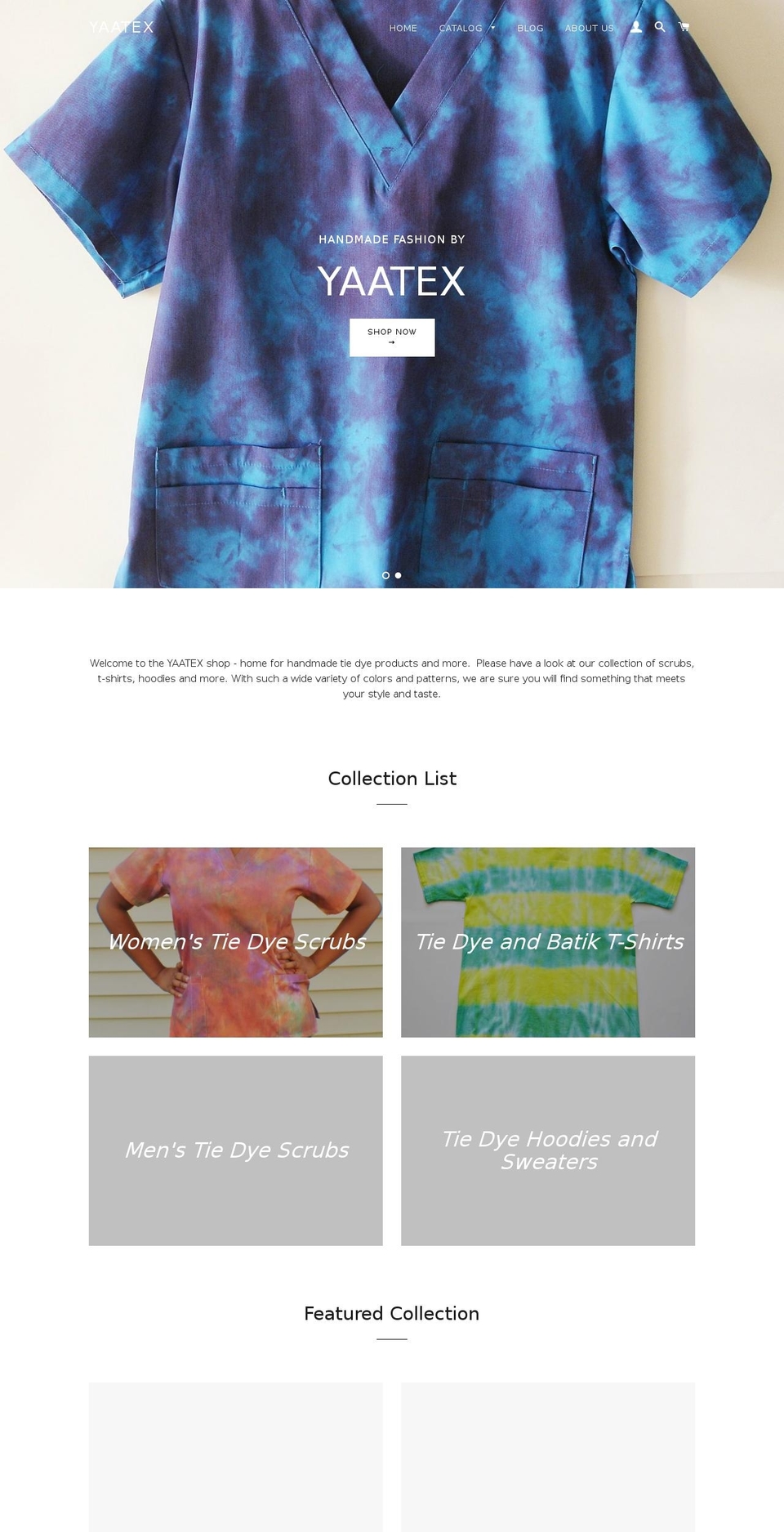 yaatex.com — Shopify storefront screenshot