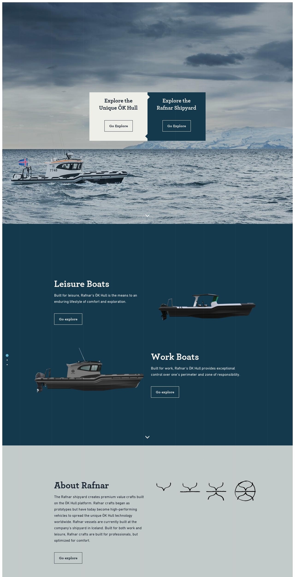 yacht.is shopify website screenshot