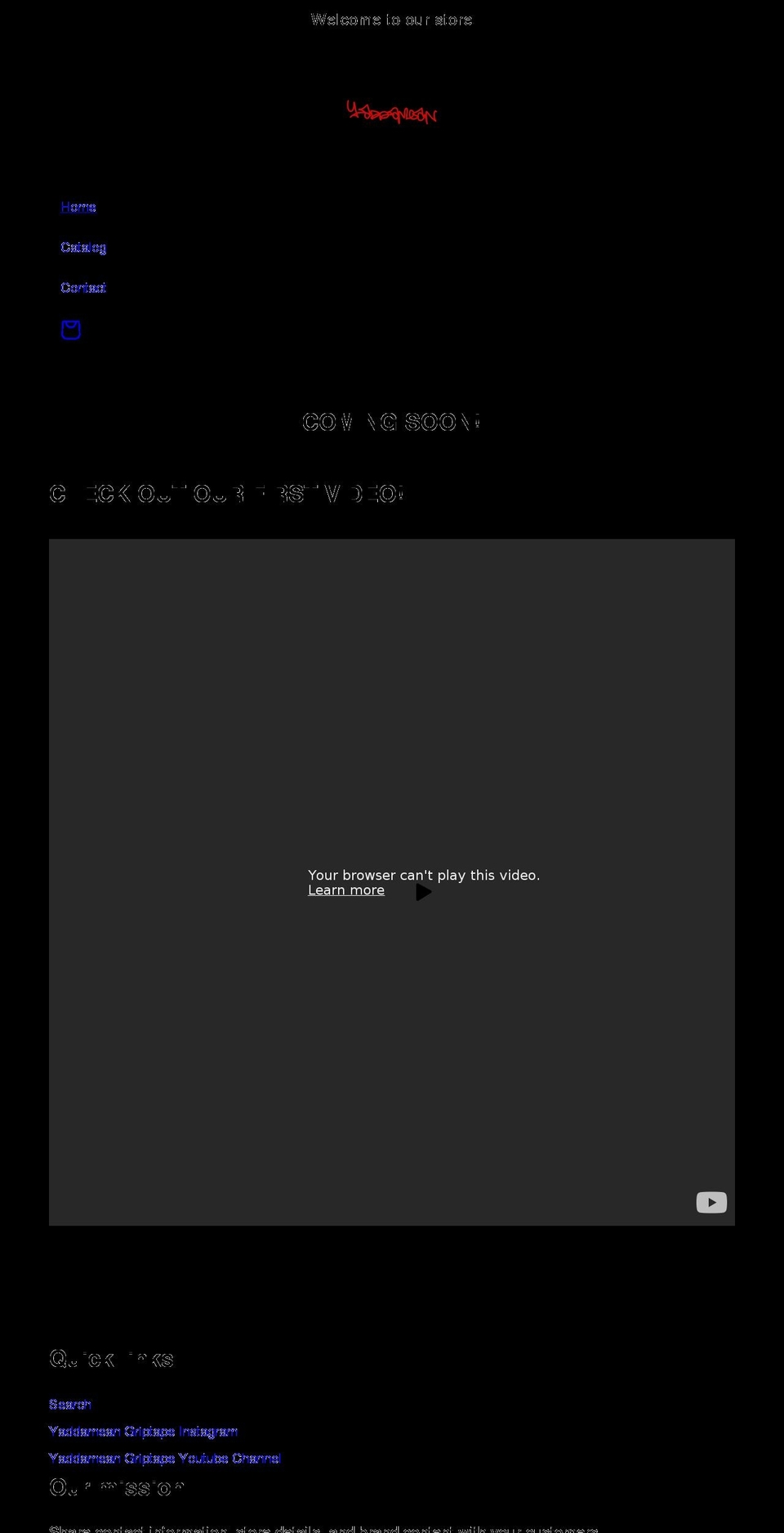 yaddamean.com shopify website screenshot